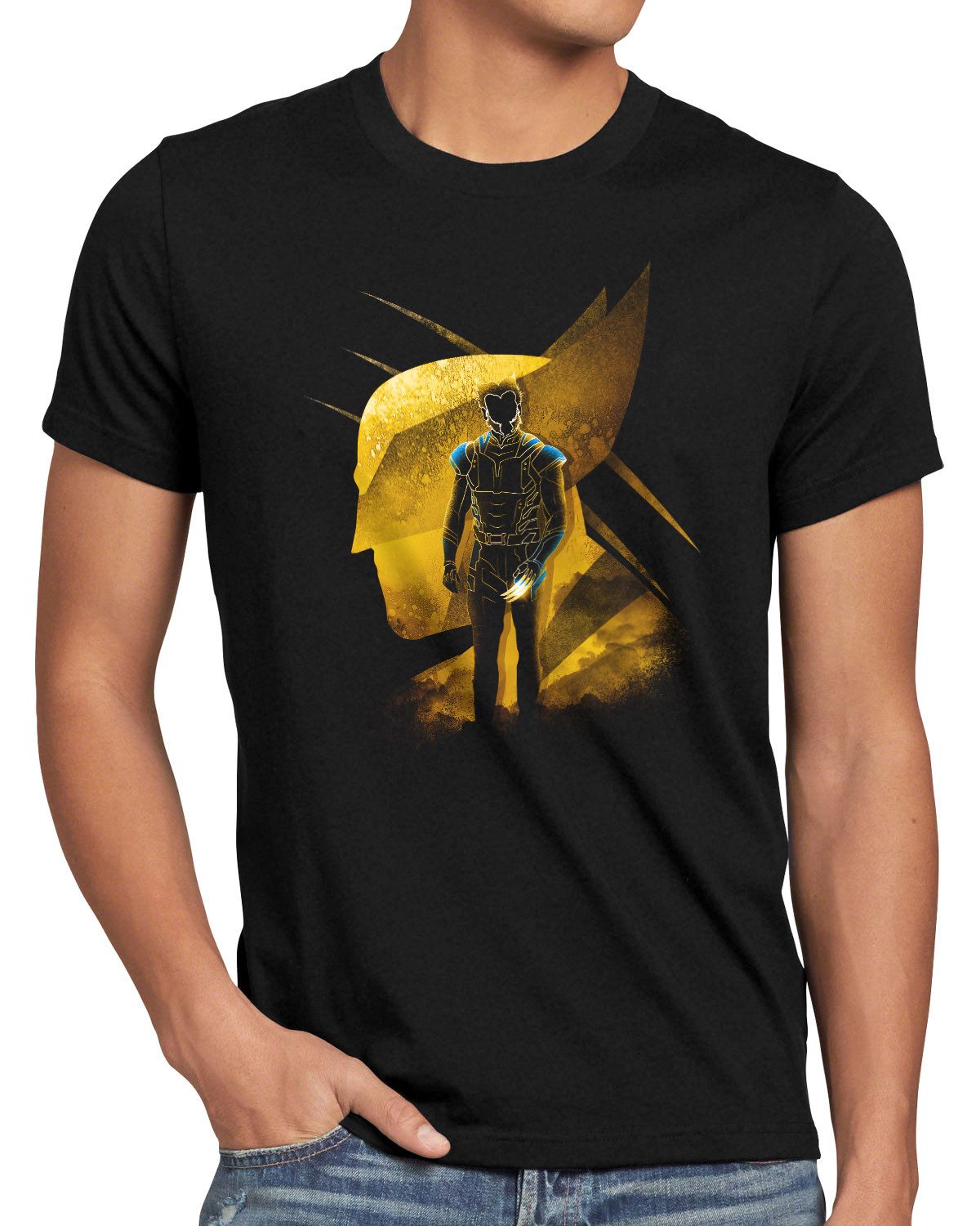 style3 T-Shirt wolverine xmen logan hughjackman adamantium klingen claws origins 4k