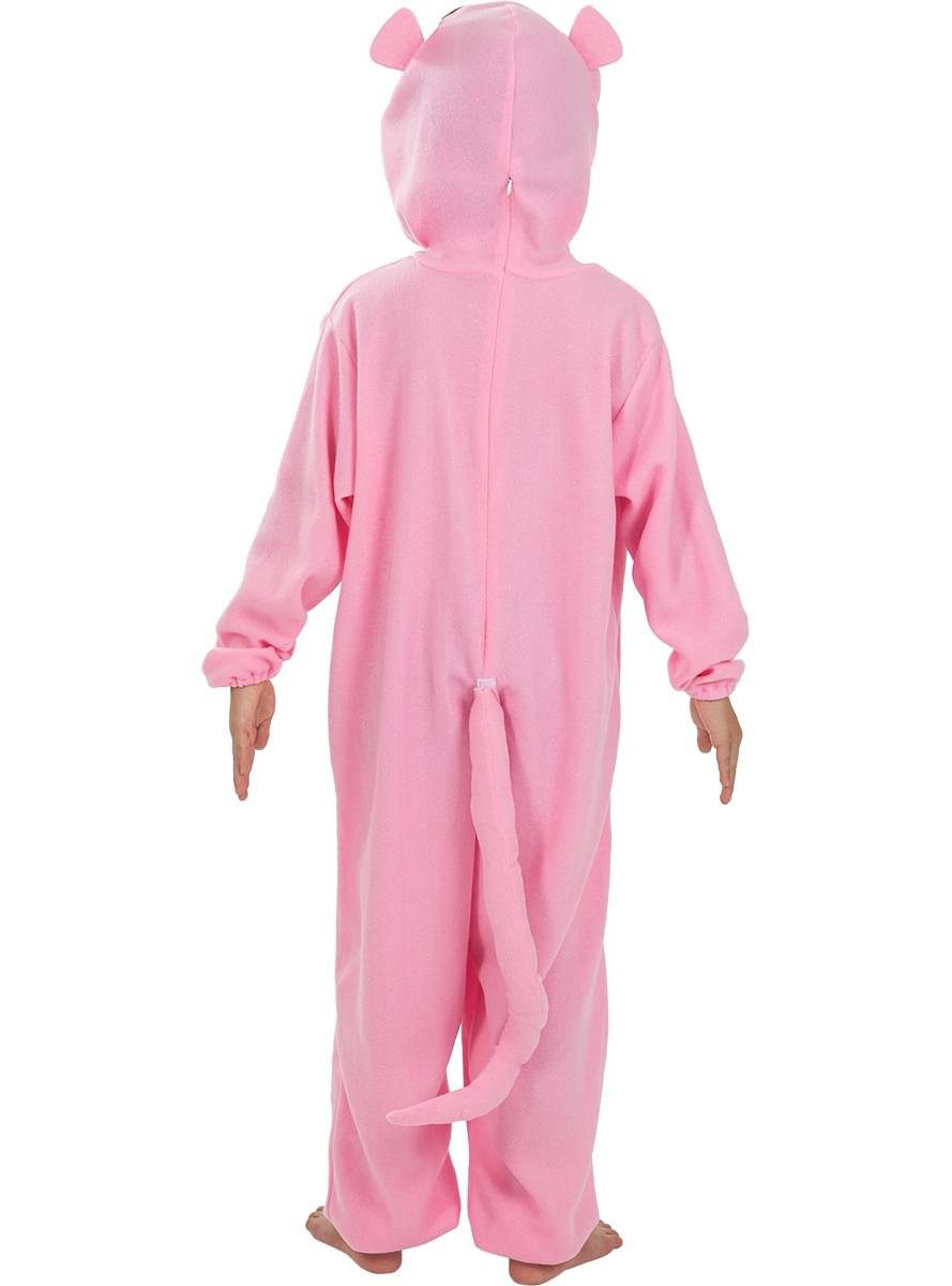 Funidelia Kostüm Der rosarote Panther Kostüm für Kinder, Der Pink Panther als kuscheliger Einteiler