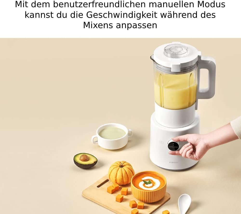 Liter, Aufheizfunktion 1,6 Standmixer Smart mit Blender Xiaomi 1000 Watt