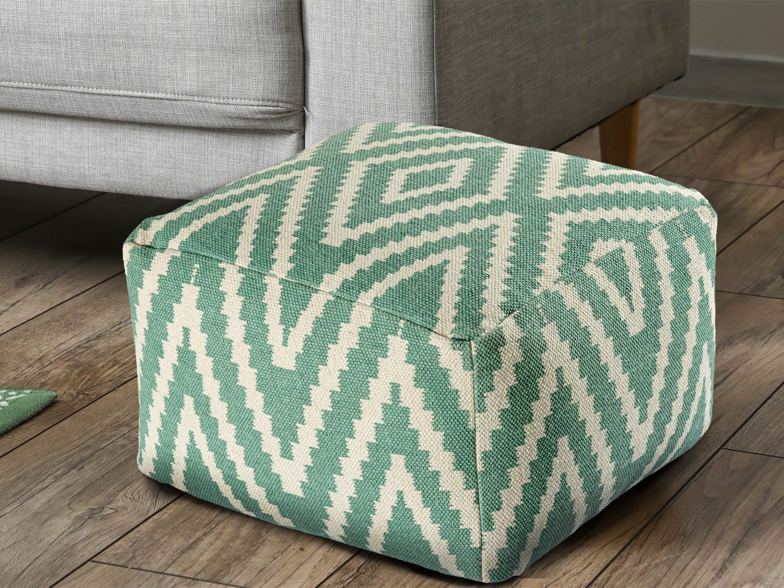 Amagohome Bodenkissen Kelim Sitzwürfel 50x50 H35cm günstig online kaufen