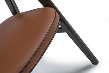 JVmoebel Armlehnstuhl Möbel Stuhl mit Armlehnen Holzstuhl Neu Einrichtung Polster Sitz (1 St), Made in Europa
