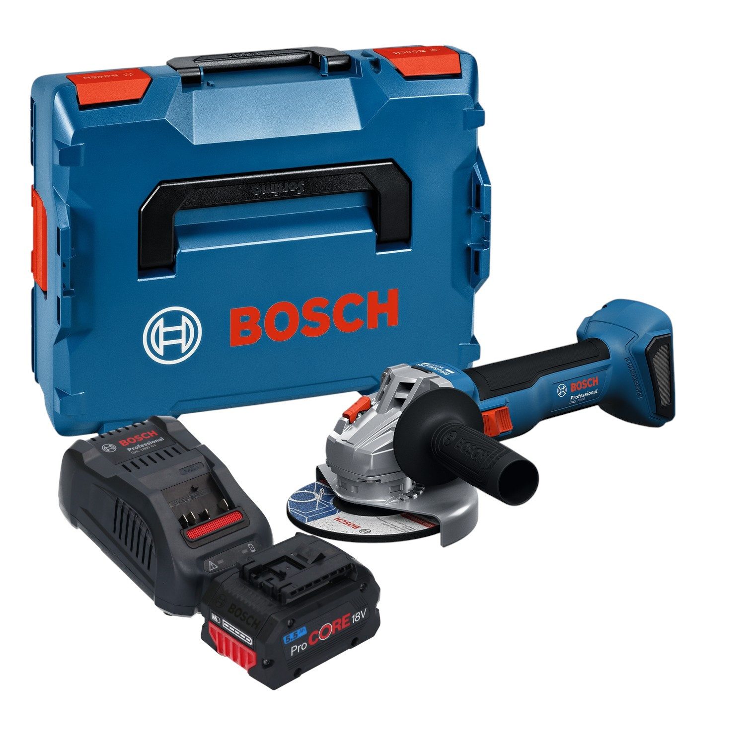 Bosch Professional Akku-Winkelschleifer GWS 18V-8 Professional Akku Winkelschleifer 18 V 125 mm Brushless