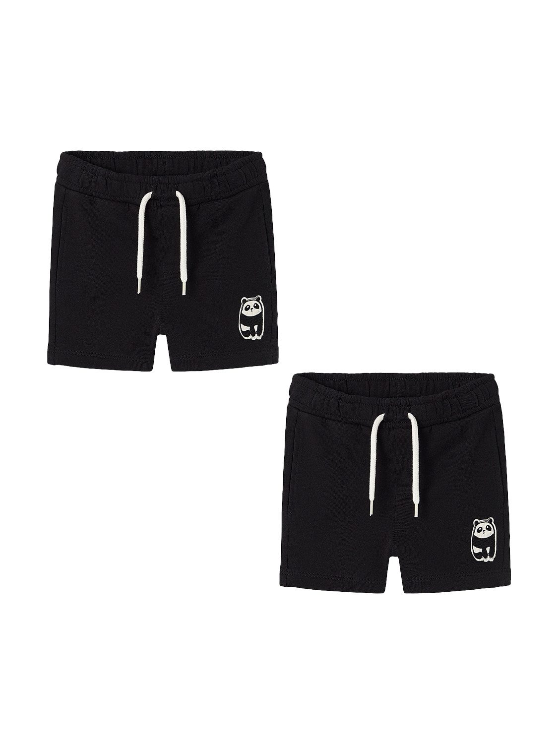 Name It Shorts 2er-Set Relaxed Fit Baumwolle für Jungen (2-tlg) NMMDIKE SWE SHORTS UNB PB