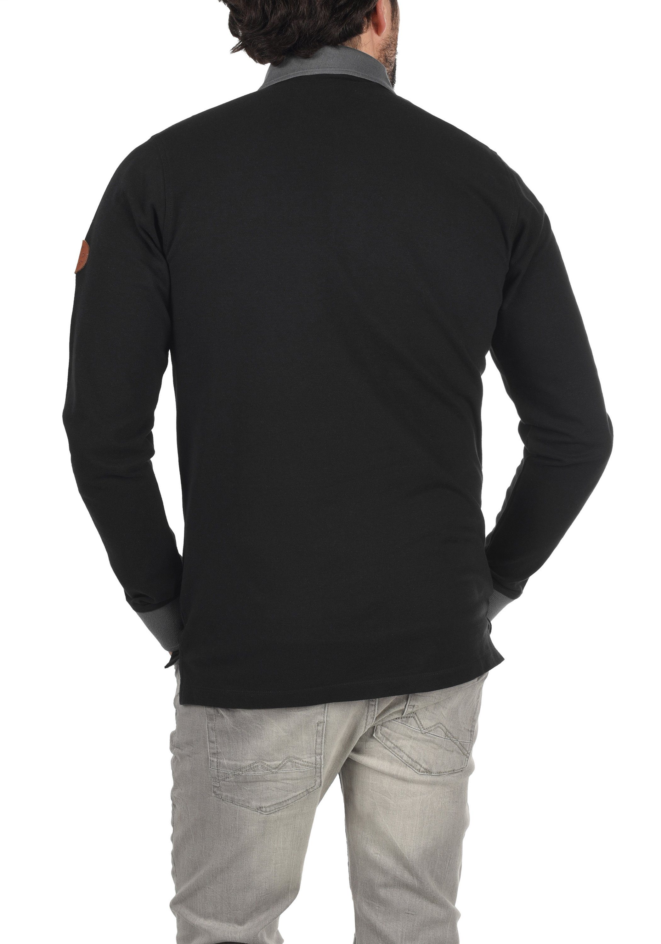 Blend Langarm-Poloshirt BHRalle (1-tlg) Longsleeve mit verlängerter Rückenpartie