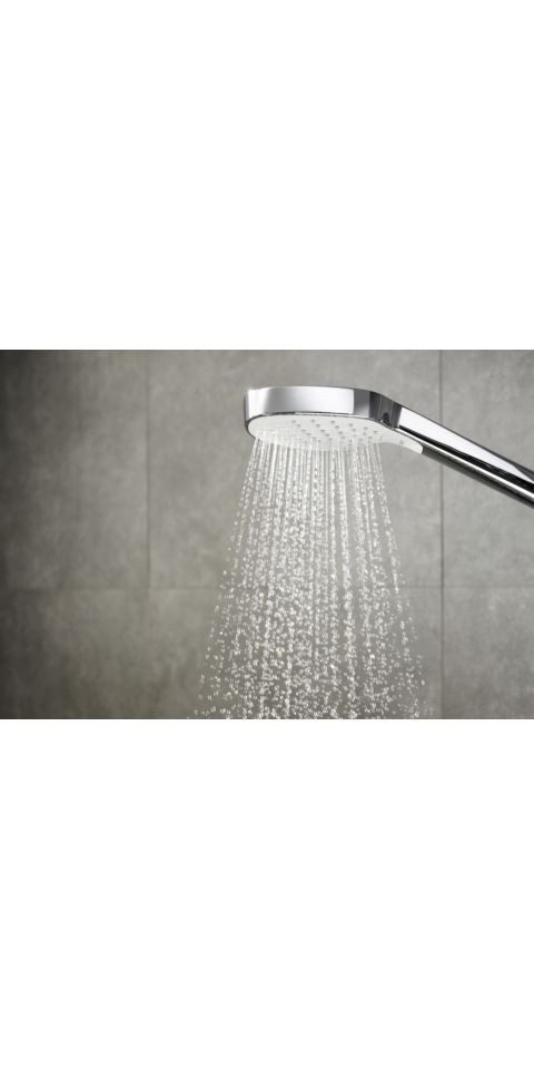 Hansgrohe Handbrause Croma Select E Vario mit 3 Strahlarten Weiß-Chrom günstig online kaufen