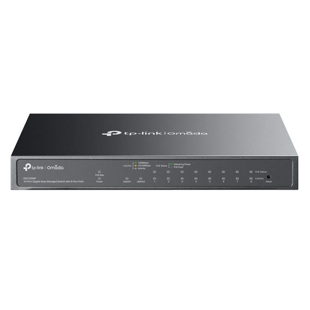 Switch 10-Port Gigabit 8 WLAN-Router