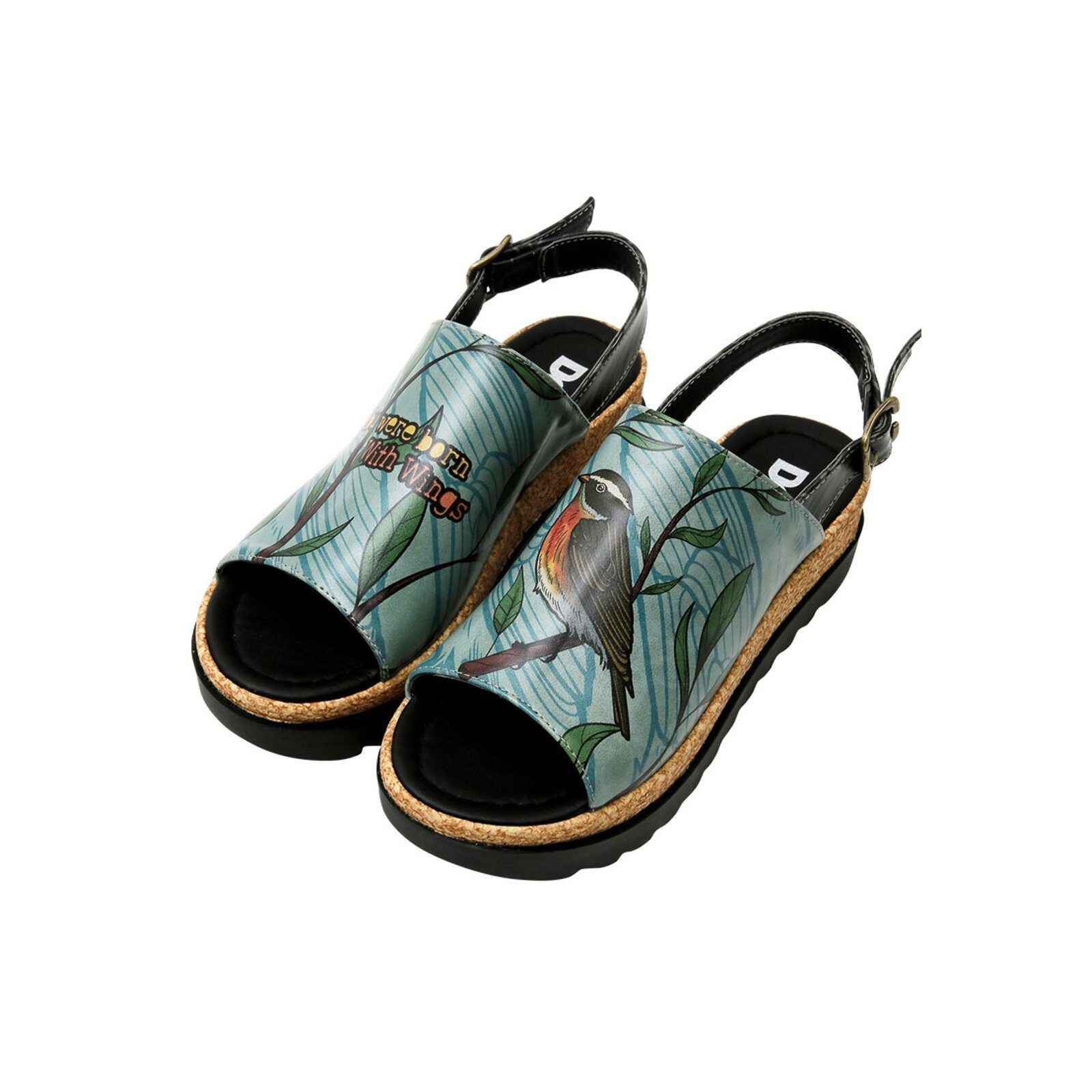 Born DOGO were You Vegan Sandalette Wings with