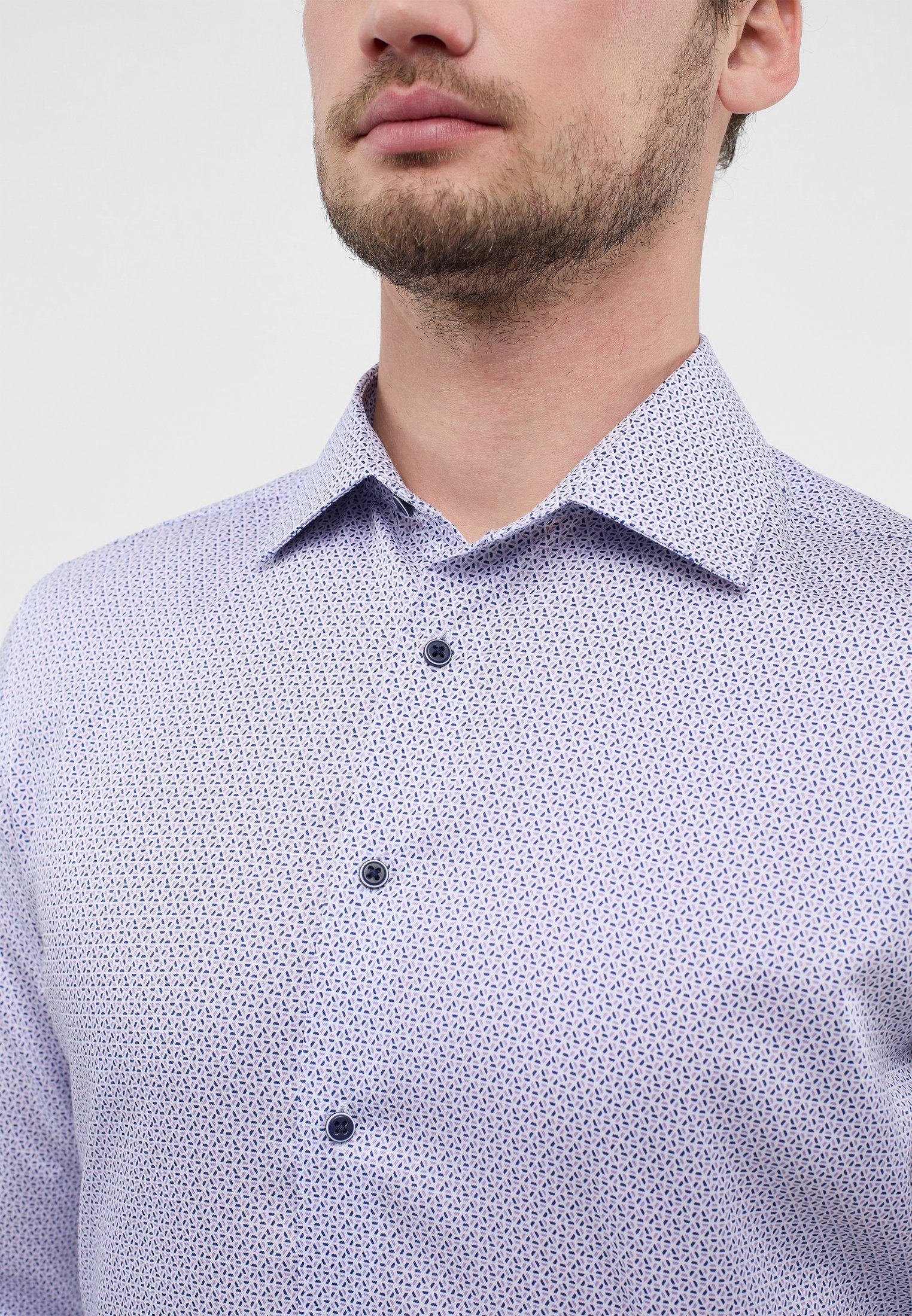 Eterna Langarmhemd SLIM FIT NON IRON (bügelfrei)
