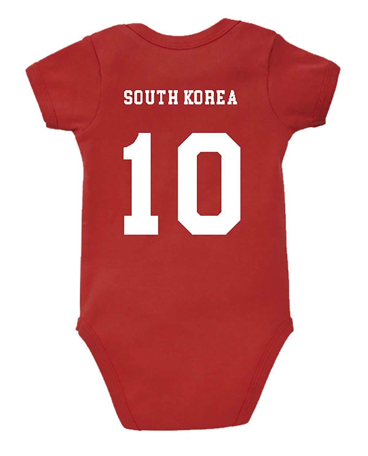 mit Designz Strampler trendigem Südkorea Motiv Kinder Body Baby Youth Kurzarmbody