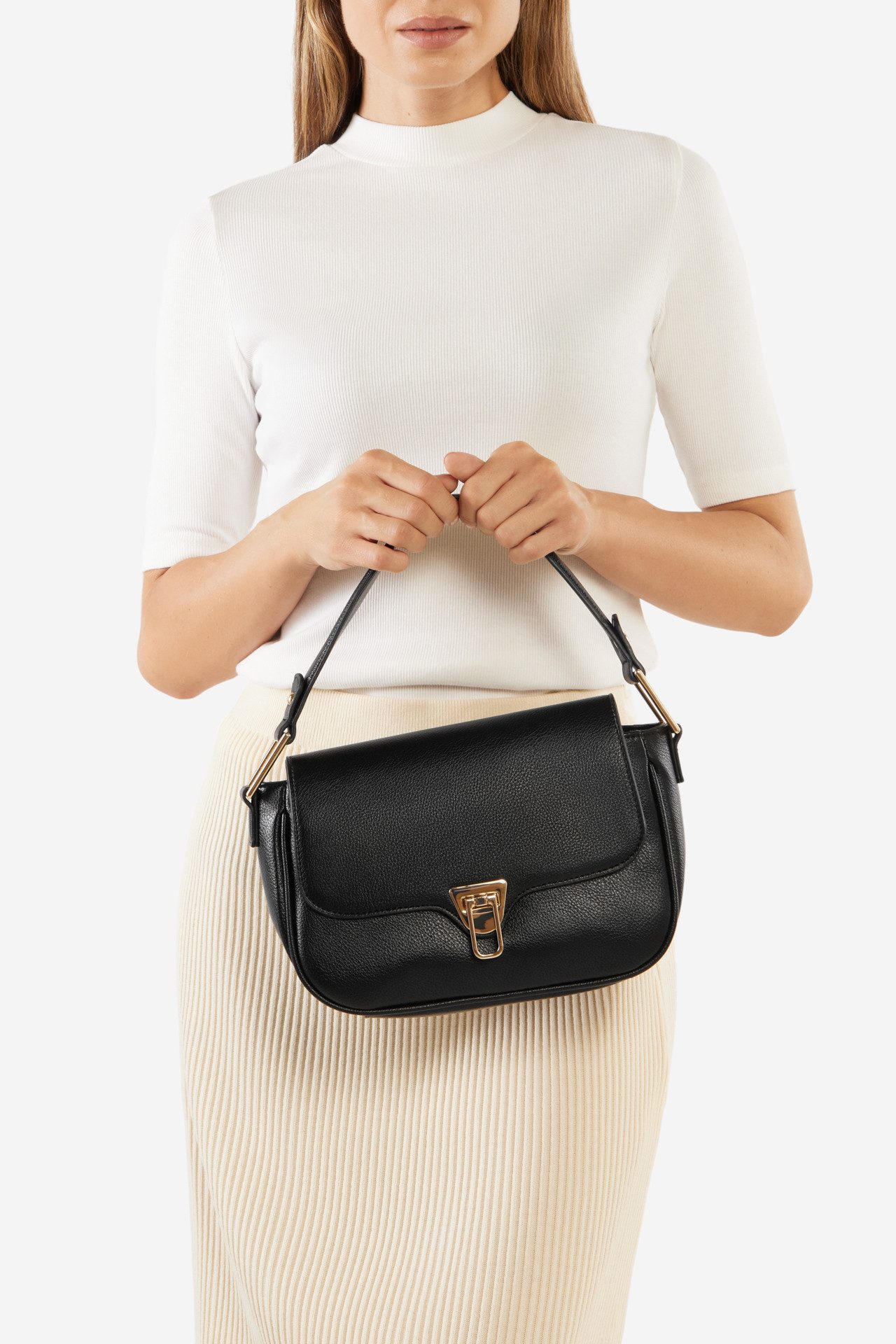 LASOCKI Handtasche Lasocki Kleine Tasche LSK-B-020-06 schwarz