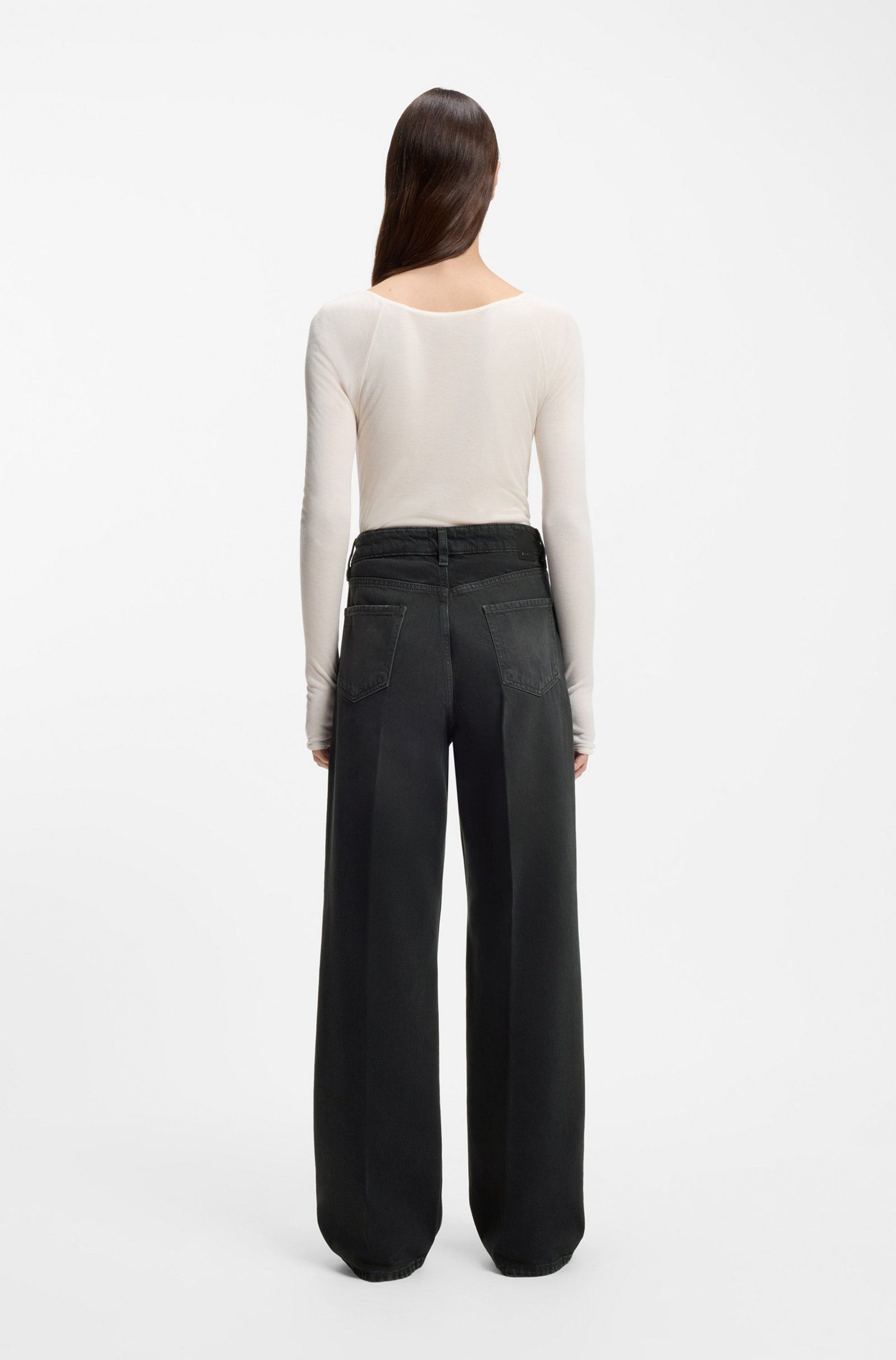 BOSS 5-Pocket-Jeans Crossroad aus festem Denim (1-tlg)