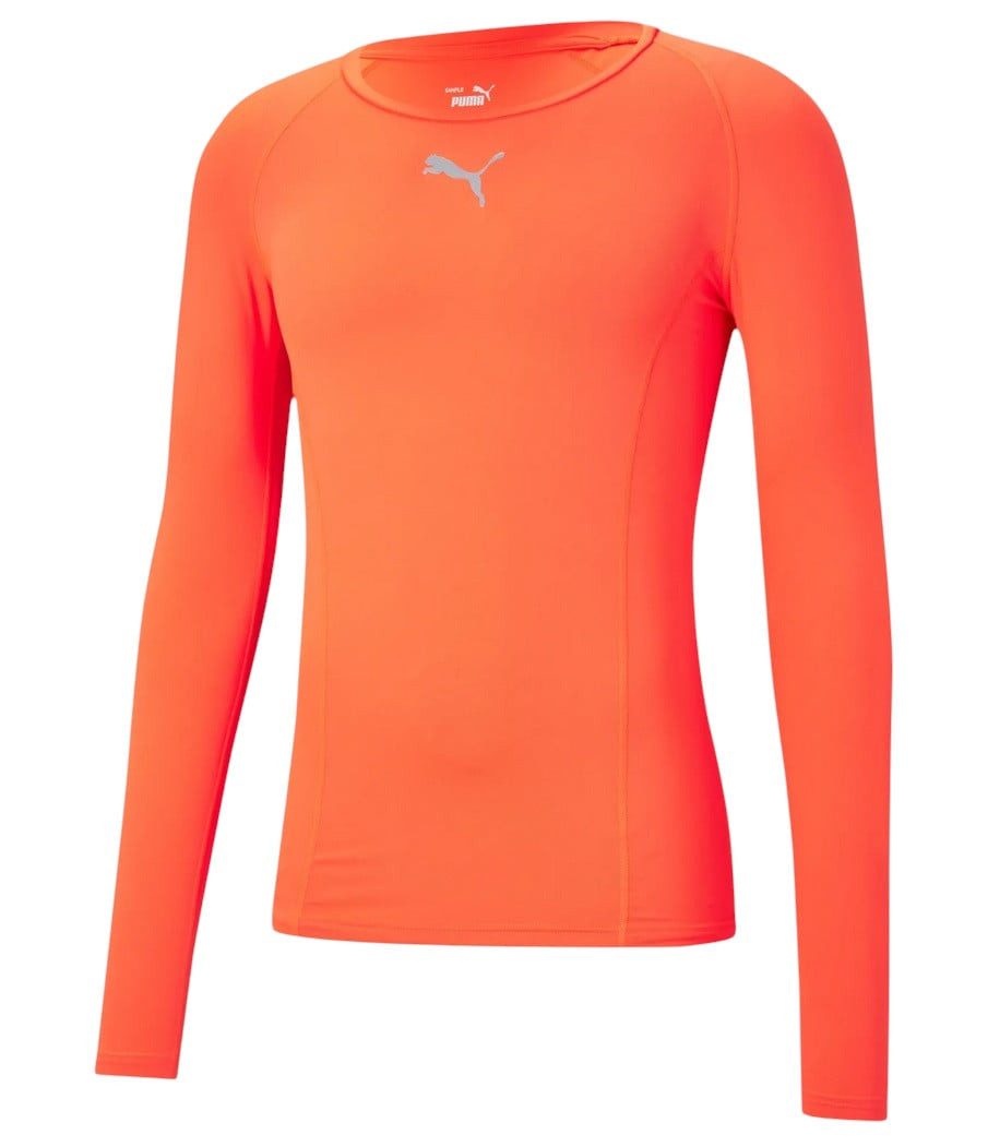 PUMA Langarmshirt Funktionsunterwäsche LIGA Baselayer Tee - neonorange Herren