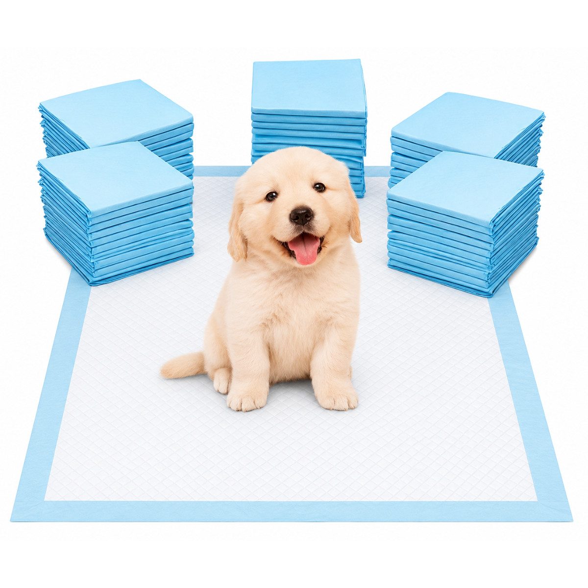 R2 Invest Hundewindel Hundetrainingspads 45 x 60 cm 50 Stück Hygienematten für Welpen