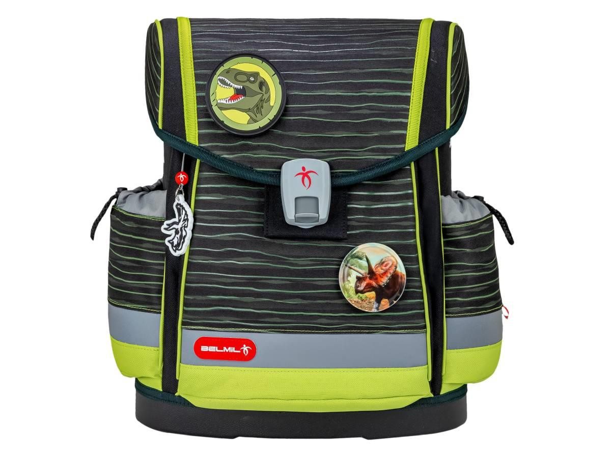 Belmil Schulranzen "Classy Plus" 2025 mit Magnetverschluss, 4tlg. Set ab 1. Klasse, Grundschule, für Mädchen