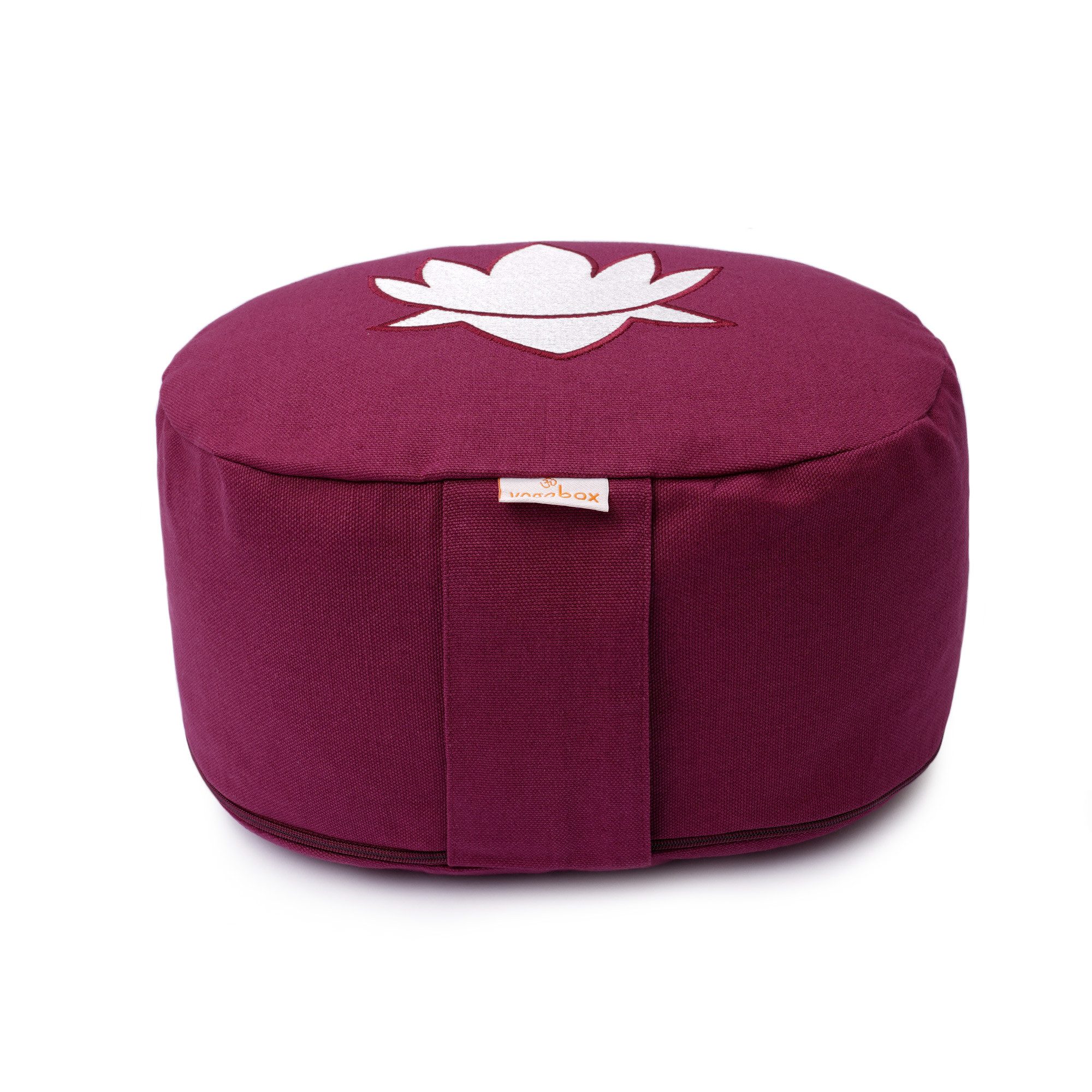 yogabox Yogakissen Yogakissen oval Lotus Stick BASIC, robust, anpassbare Füllmenge