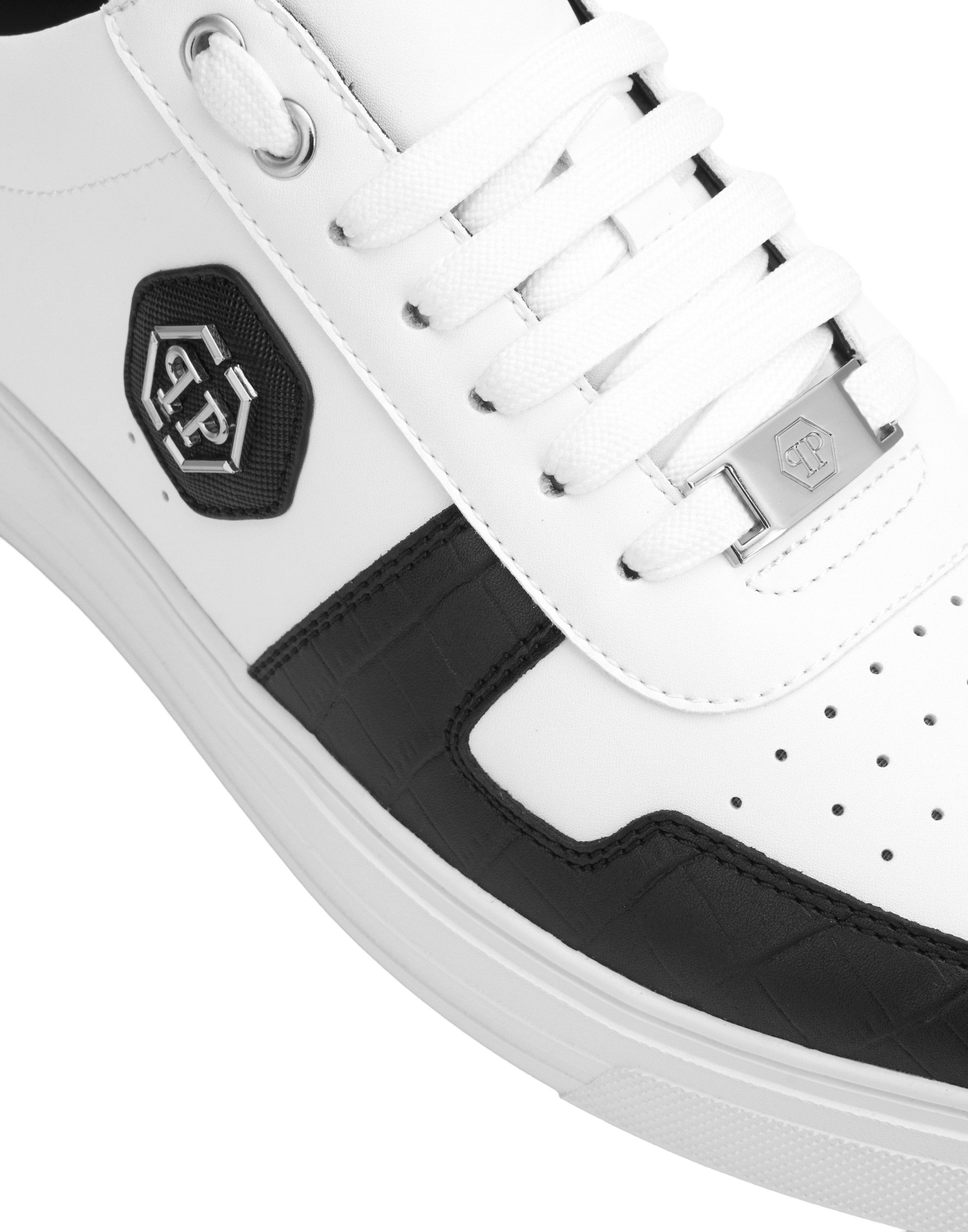 PHILIPP PLEIN Cocco Crocco Geprägt Sneaker