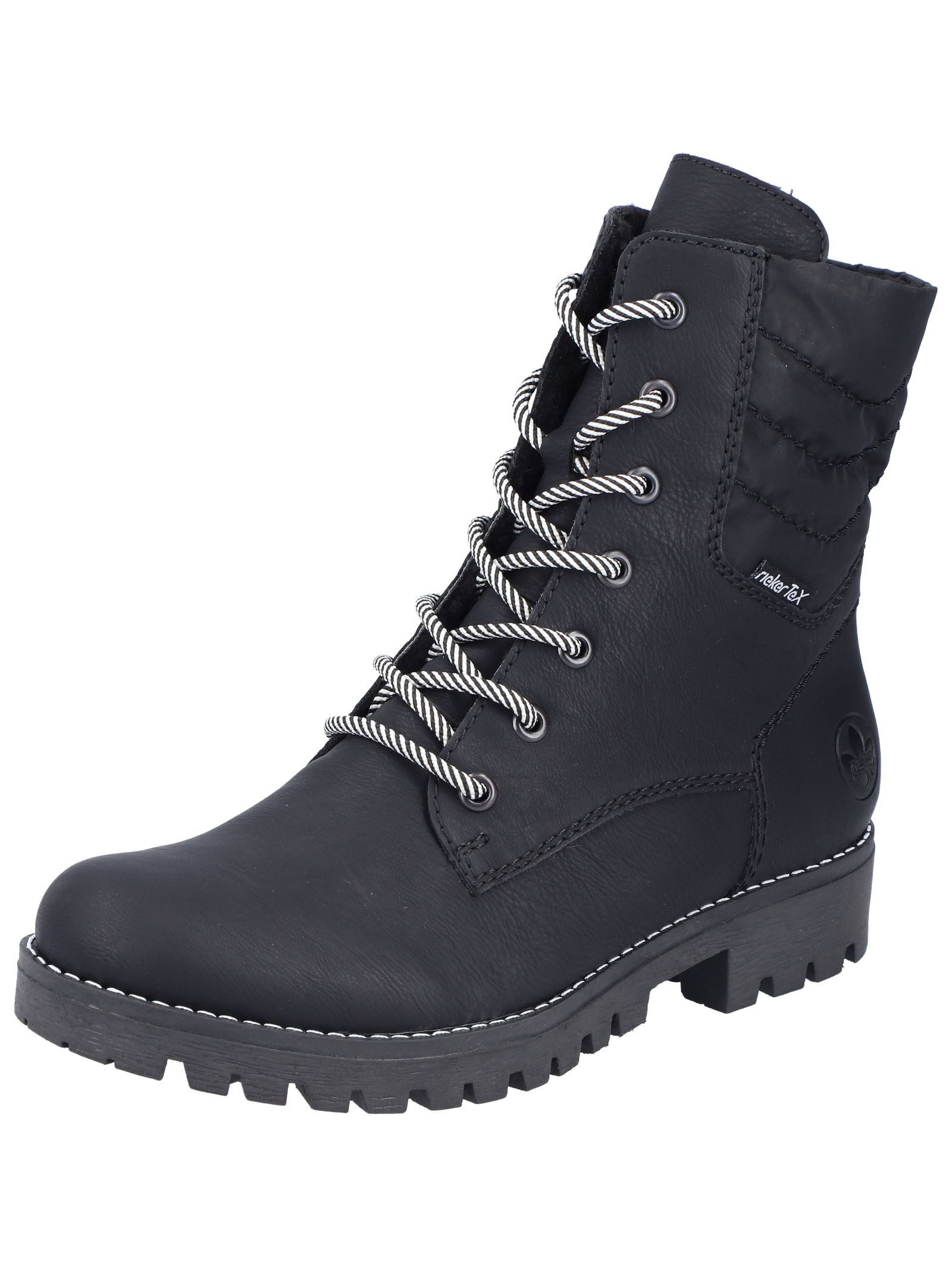 Rieker Stiefelette Lederimitat Schnürstiefelette