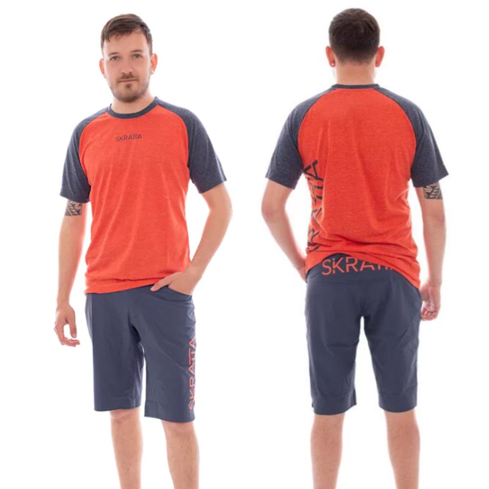 Skratta T-Shirt SKRATTA - Mix Hanf T-Shirt BENTE Herren T-Shirt kühlend