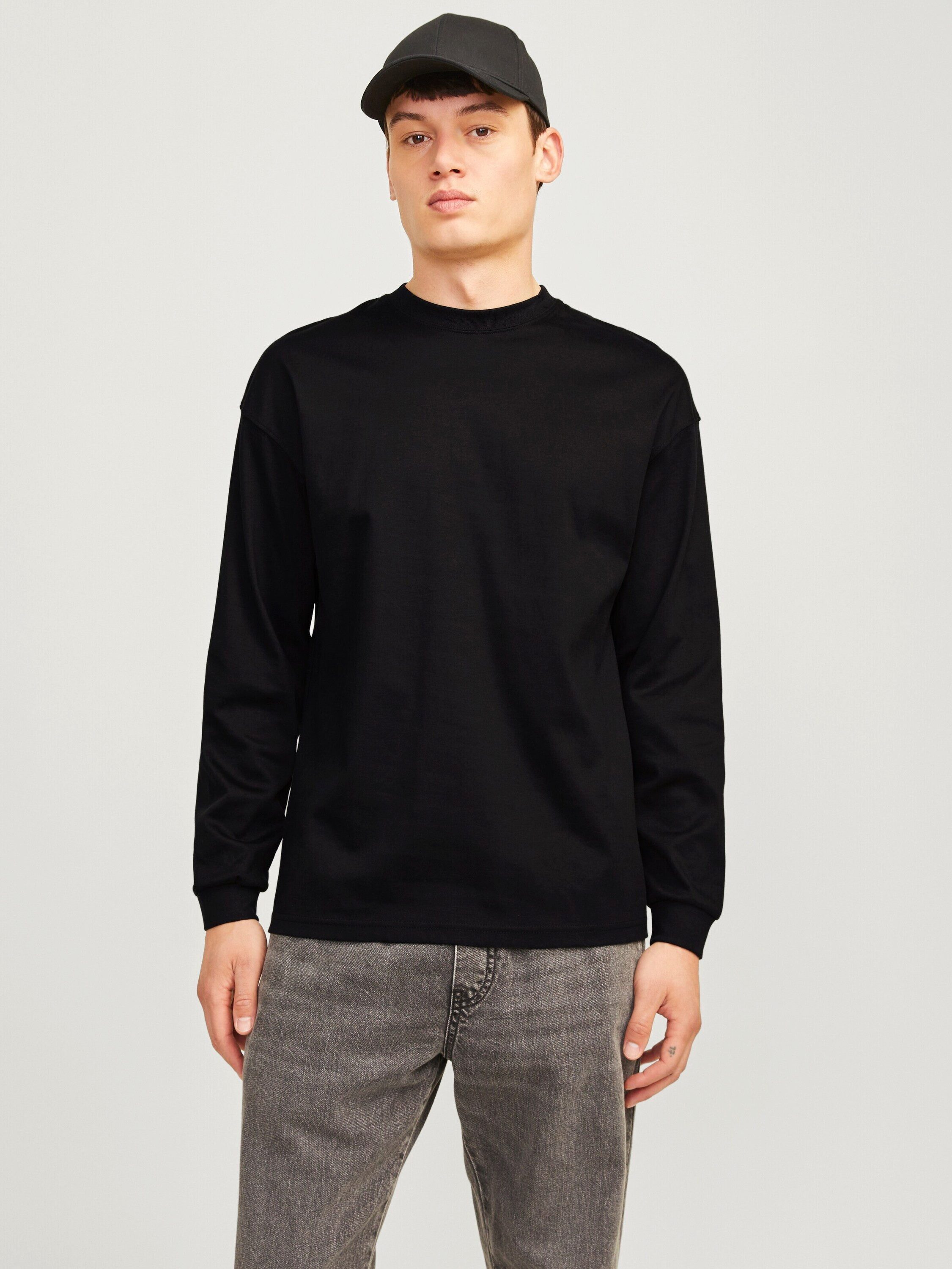 Jack & Jones Langarmshirt JJEUrban Edge (1-tlg) Plain/ohne Details