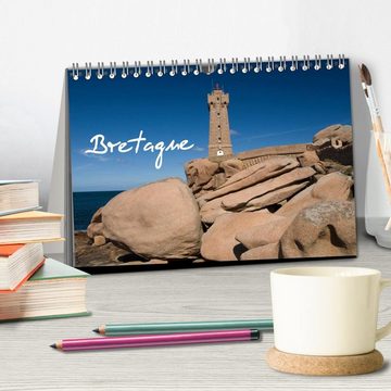 CALVENDO Wandkalender Bretagne (Tischkalender 2024 DIN A5 quer), CALVENDO Monatskalender