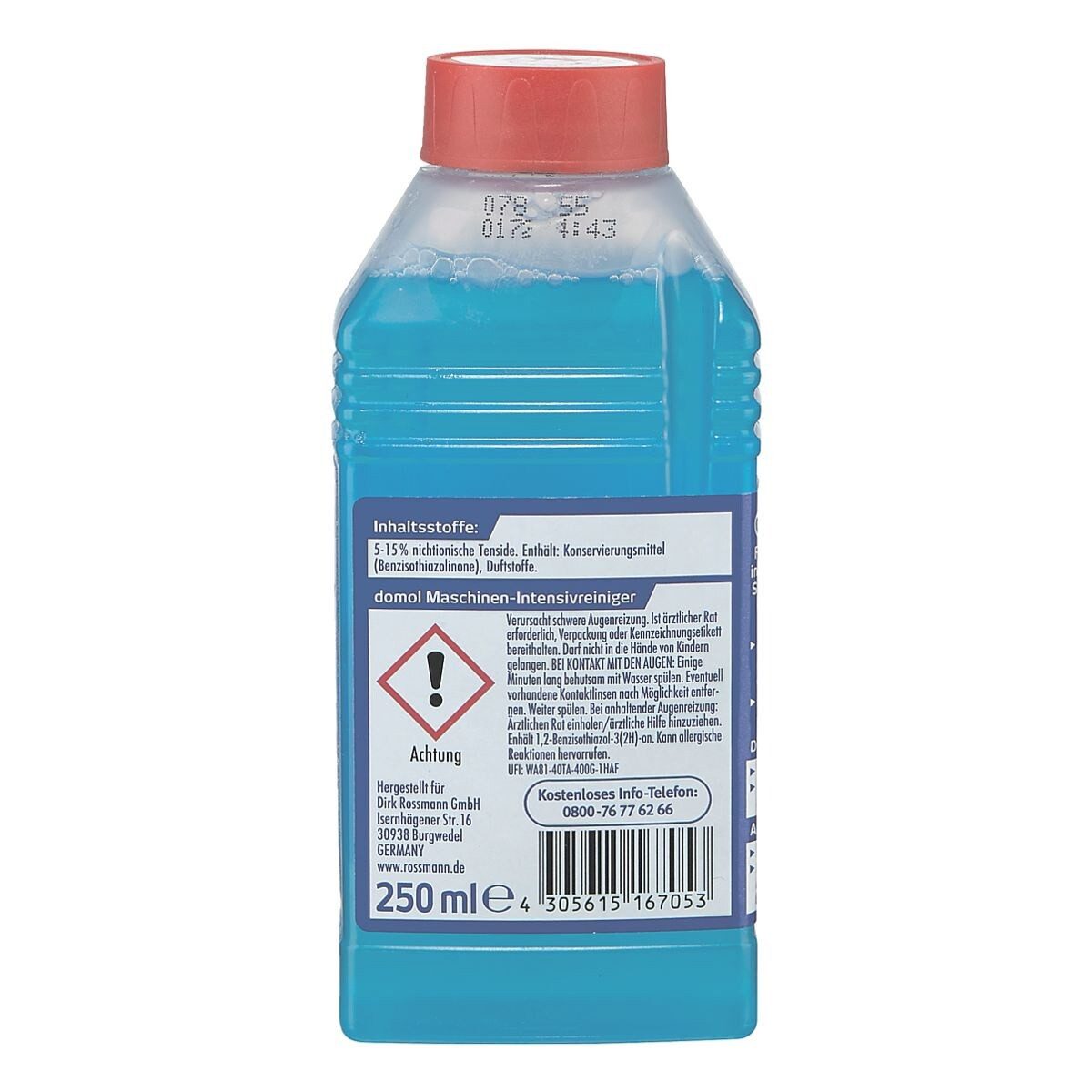 Domol 4-fach Power Spülmaschinenpflege (250 ml, Maschinen-Intensivreiniger)