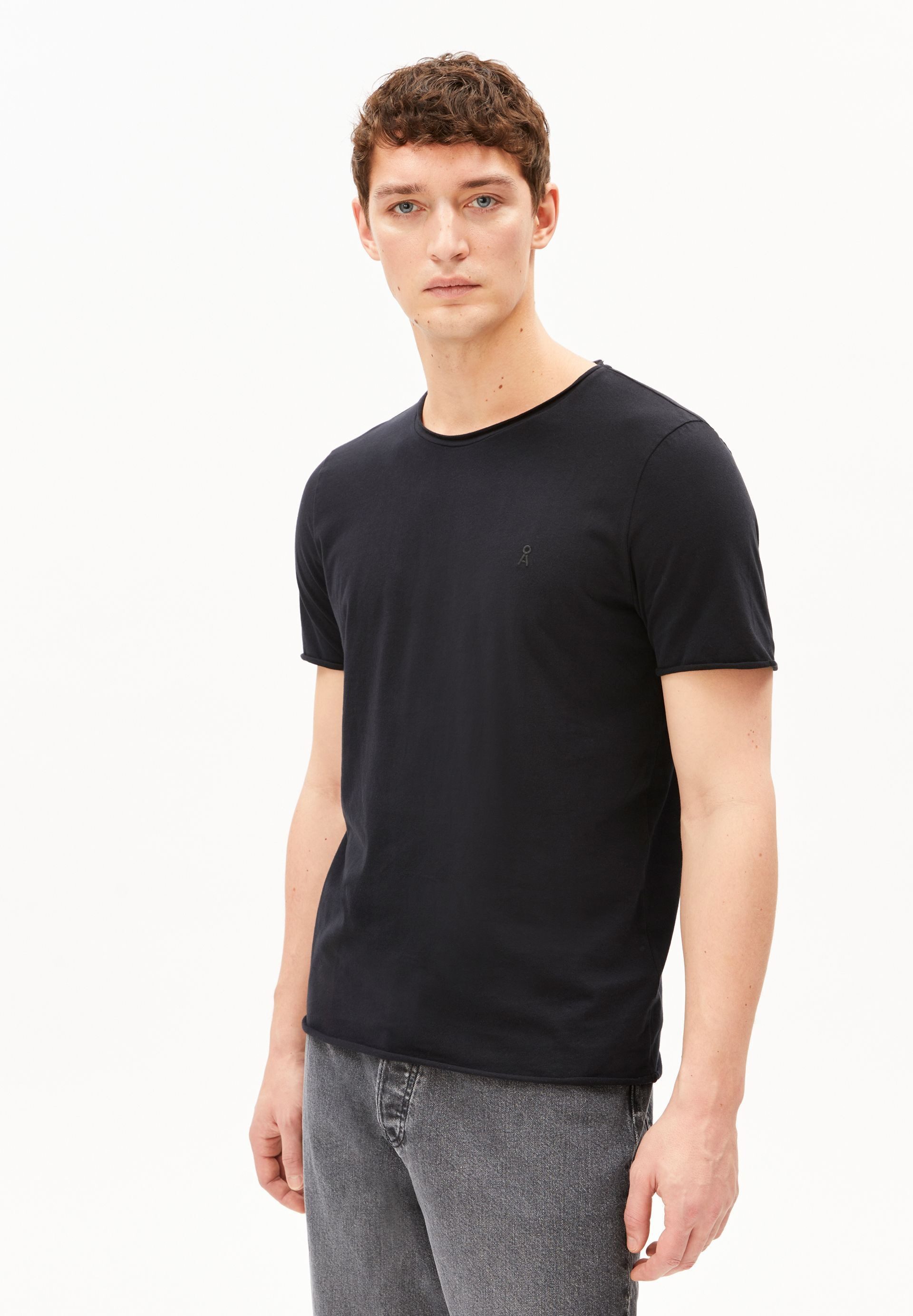 T-Shirt JAAMES BRUSHED T-Shirt aus Bio-Baumwolle