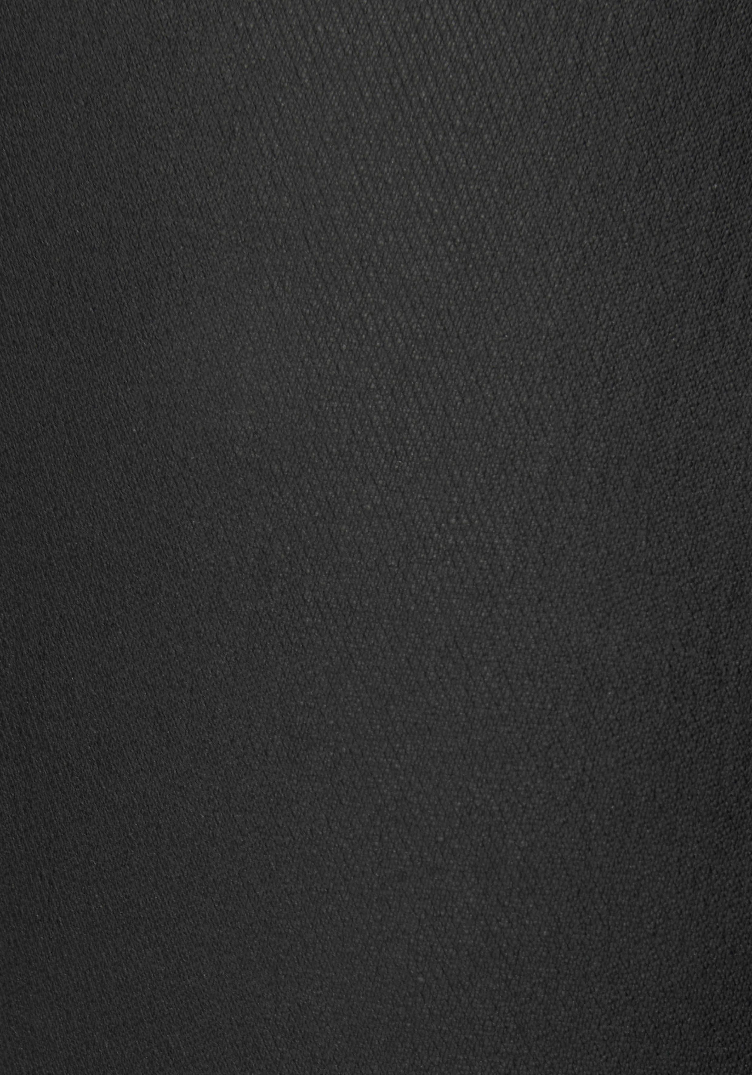 LASCANA Lederimitathose in schmaler Passform schwarz
