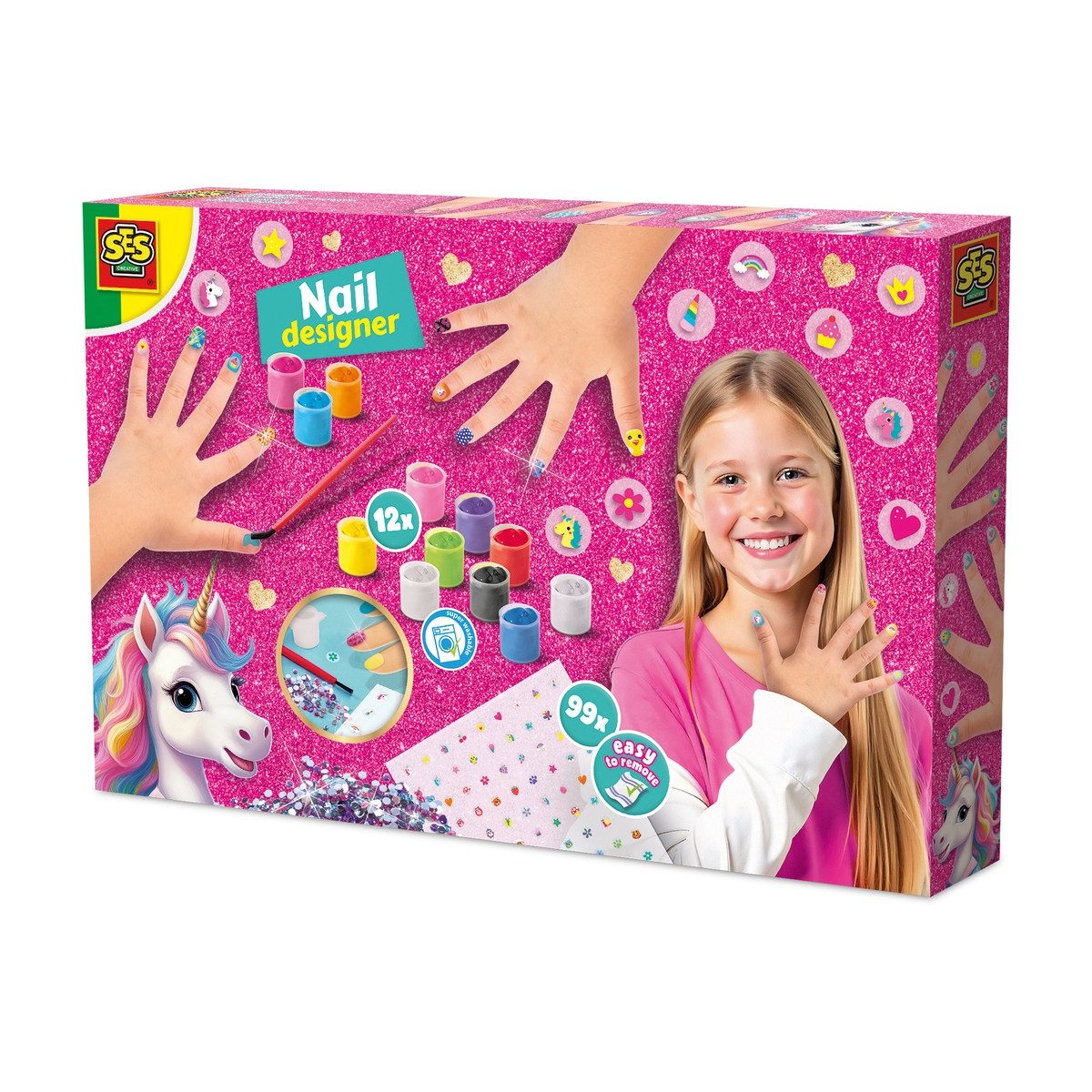 SES Creative Kreativset SES CREATIVE Nageldesigner Unicorn