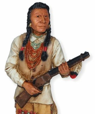 Castagna Dekofigur Native American Figur Wallowa Häuptling Chief Joseph H 16 cm Castagna
