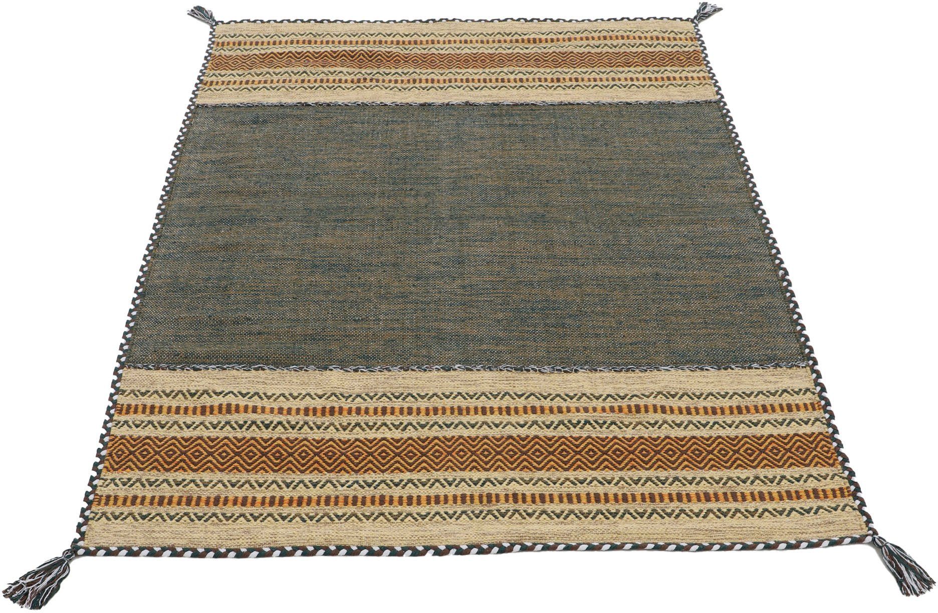 carpetfine Teppich Kelim Azizi, rechteckig, Höhe: günstig online kaufen