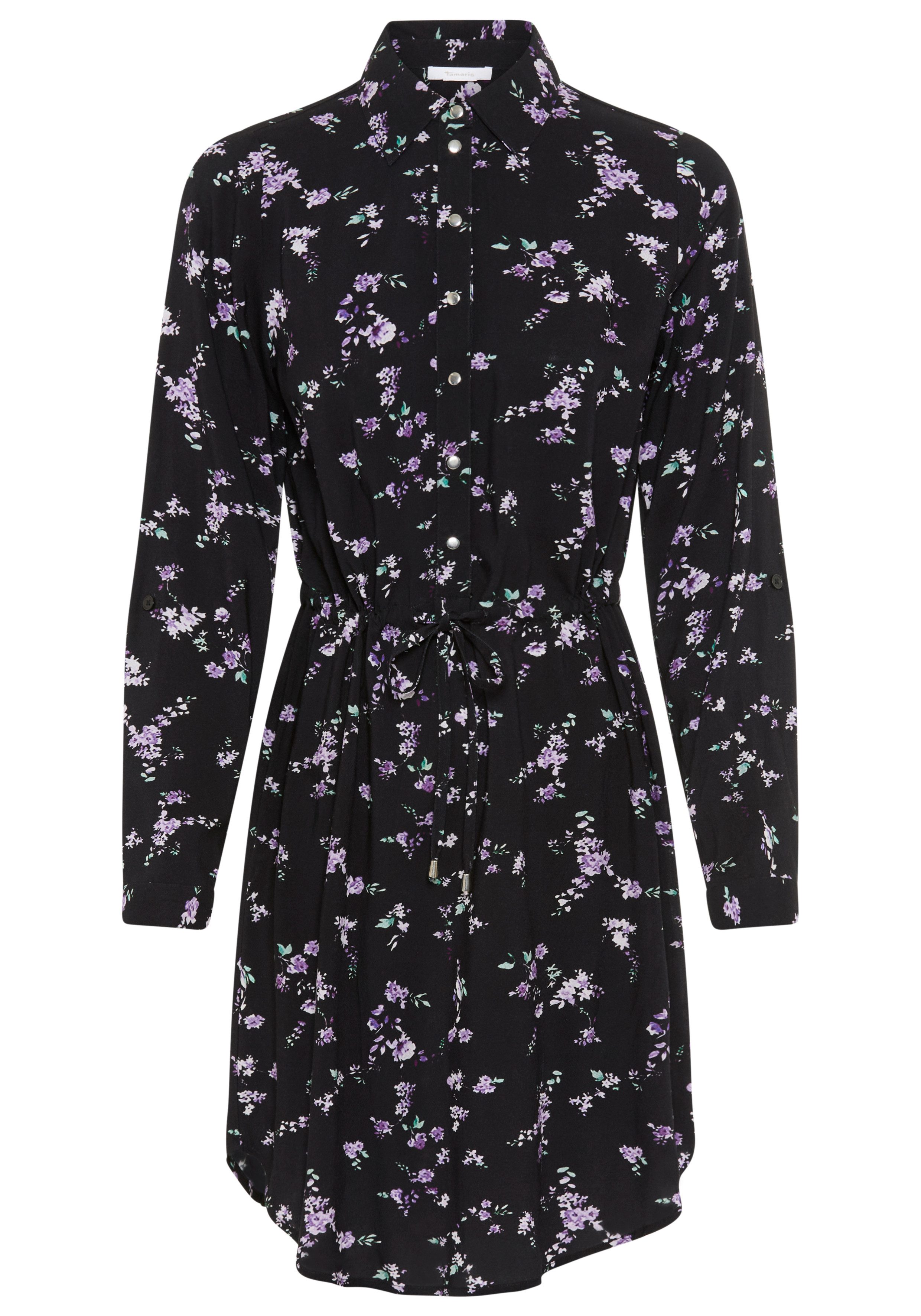 Hemdblusenkleid mit figurbetonter Passform
