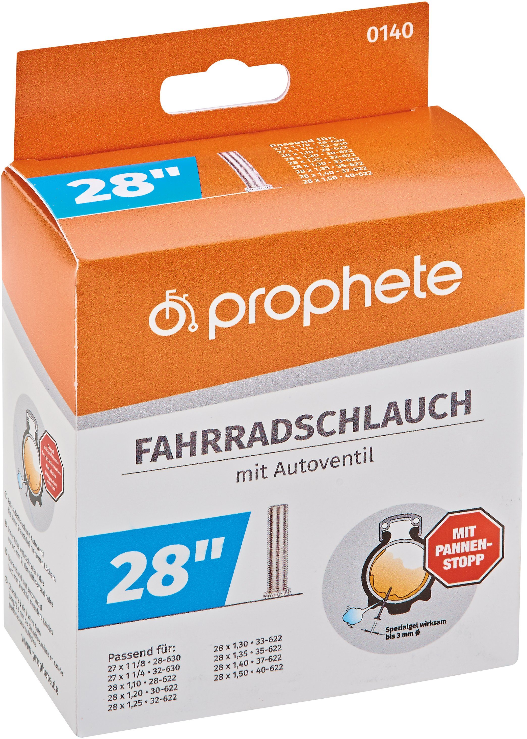 Prophete Fahrradschlauch, 28 Zoll (71,12 cm)