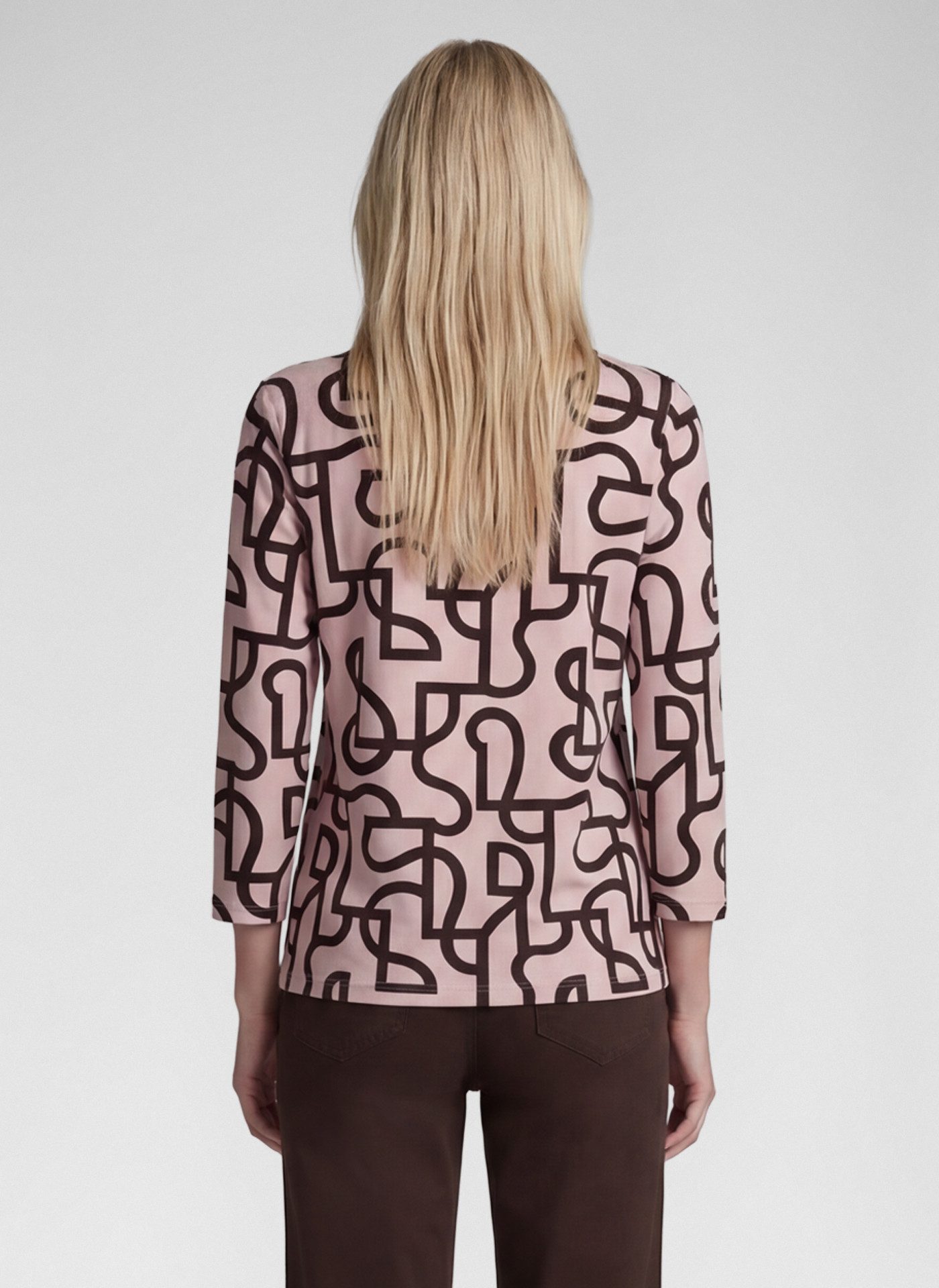 Rabe 3/4-Arm-Shirt mit All-Over Print – Bild 3 von 5