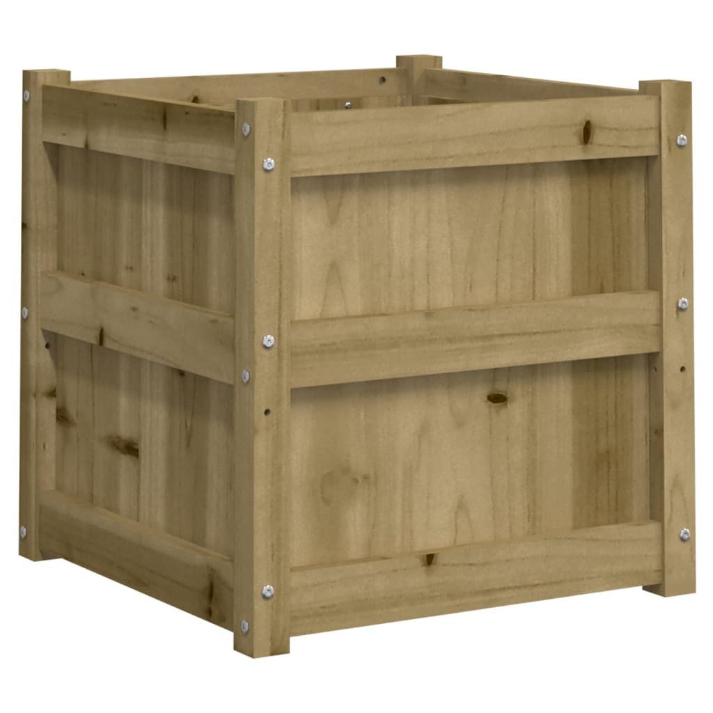 vidaXL Blumentopf Pflanzkübel 50x50x50 cm Kiefernholz günstig online kaufen