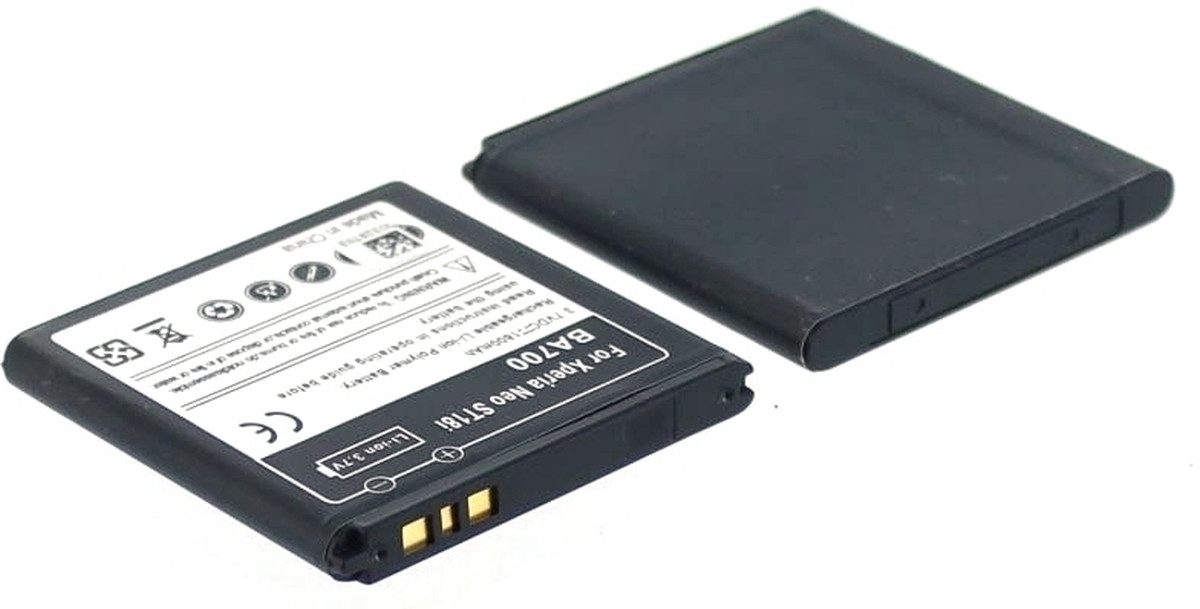 AGI Akku für Sony Ericsson Xperia Tipo ST21I Li-Ion 3,7 Volt 1000 mAh schw Handy-Akku 1000 mAh (3.7 V)