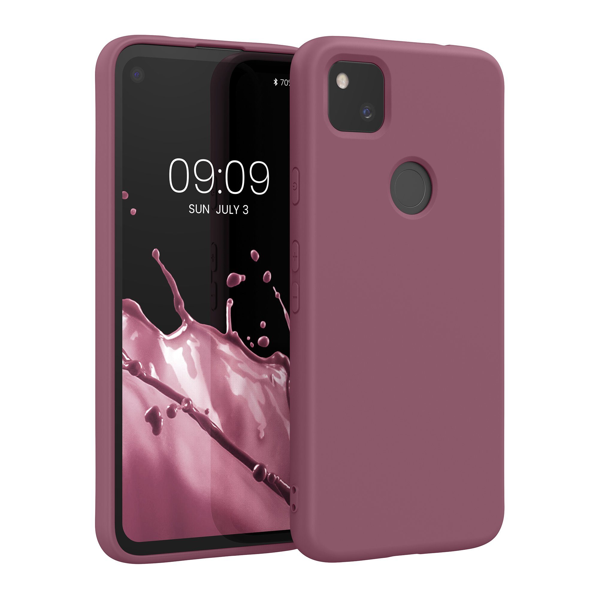 kwmobile Handyhülle Slim Case für Google Pixel 4a, Hülle Silikon Handy - Handyhülle gummiert