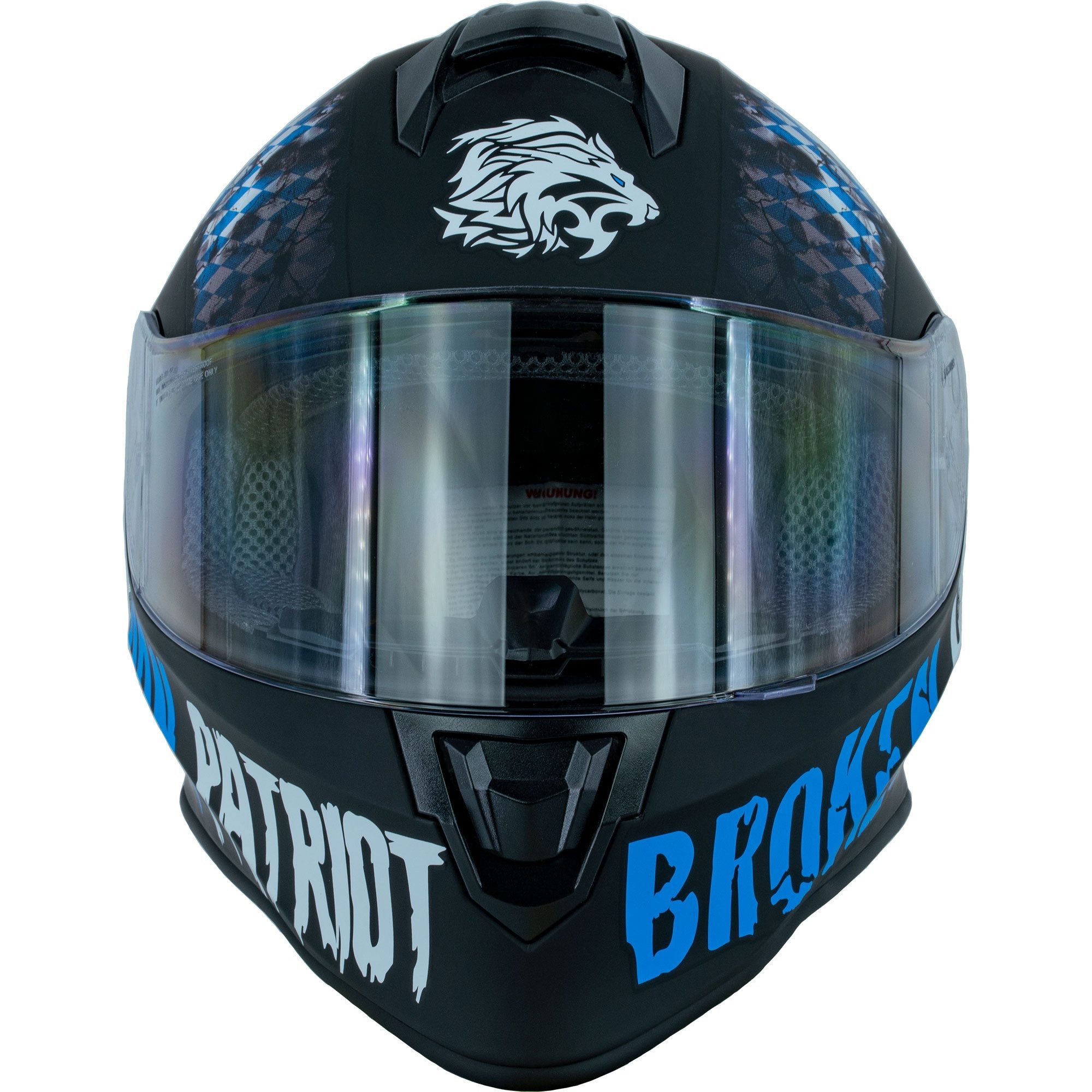 Broken Head Motorradhelm Bavarian Patriot Ltd., Für waschechte Bayern!