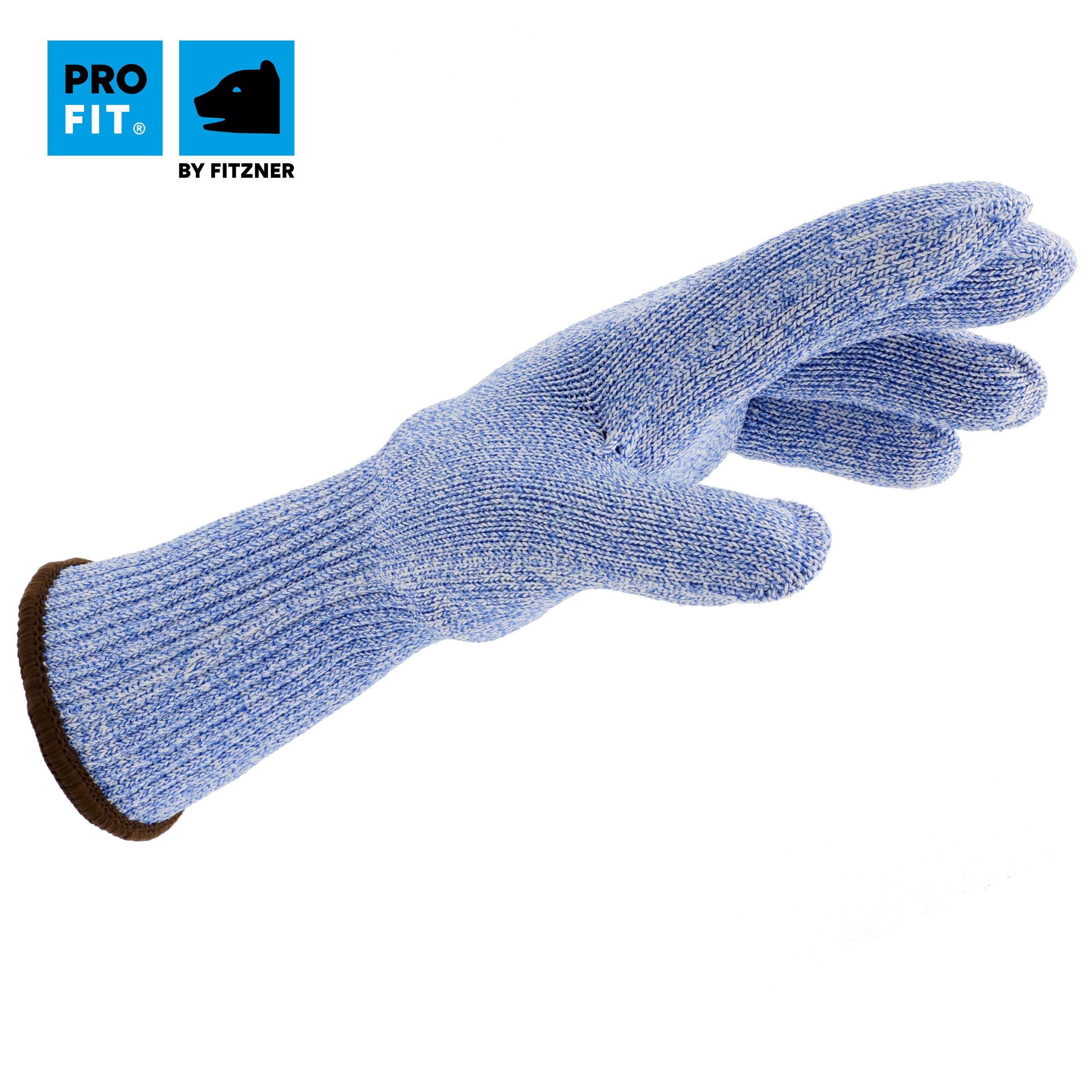 PRO FIT Schnittschutzhandschuhe Cut Spezial Handschuh, Schutzhandschuh, schnittfester Arbeitshandschuh (1, Paar) Schutzlevel F, Lebensmittel zugelassen