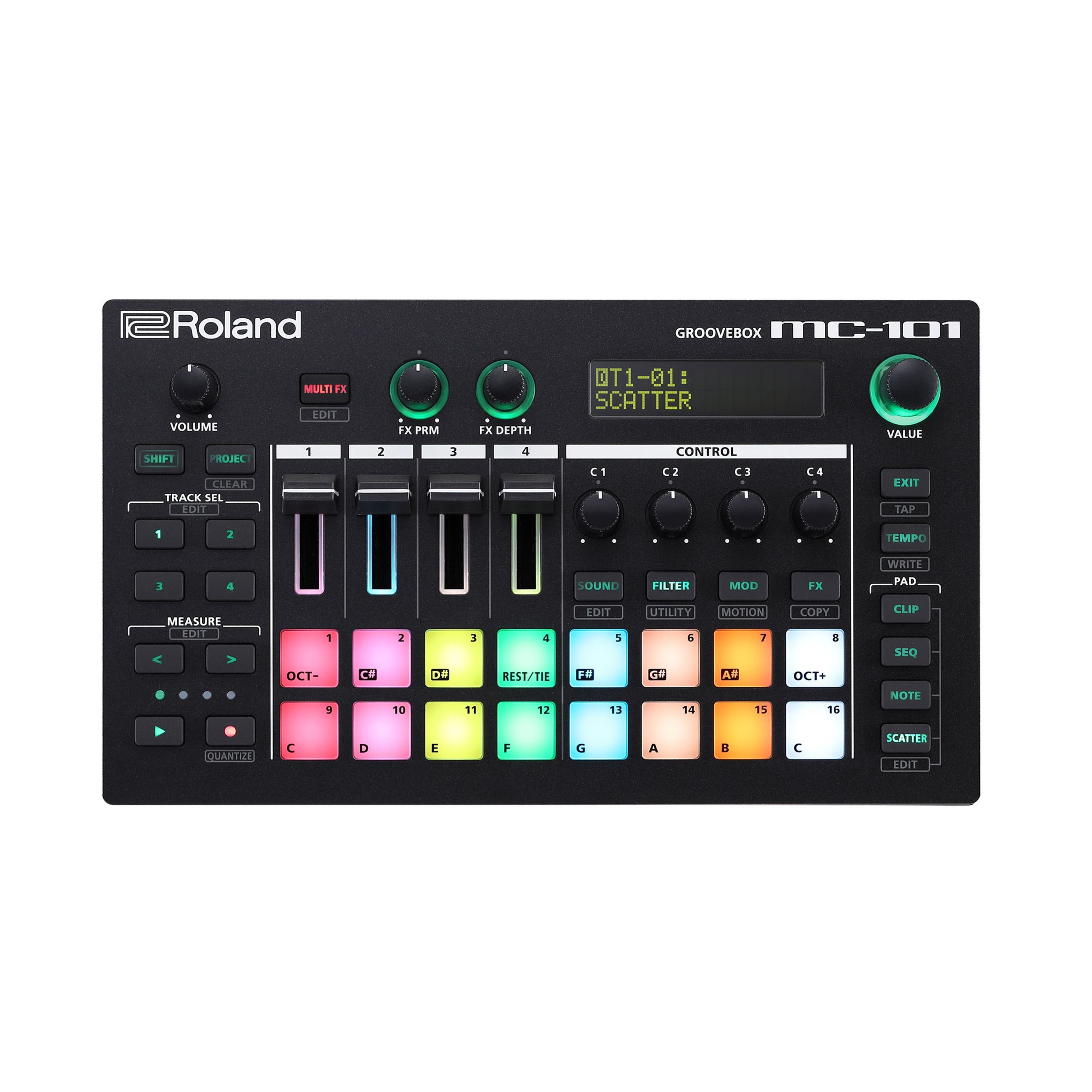 Roland Synthesizer (Groove-Tools, Grooveboxen), MC-101 - Groove Tool