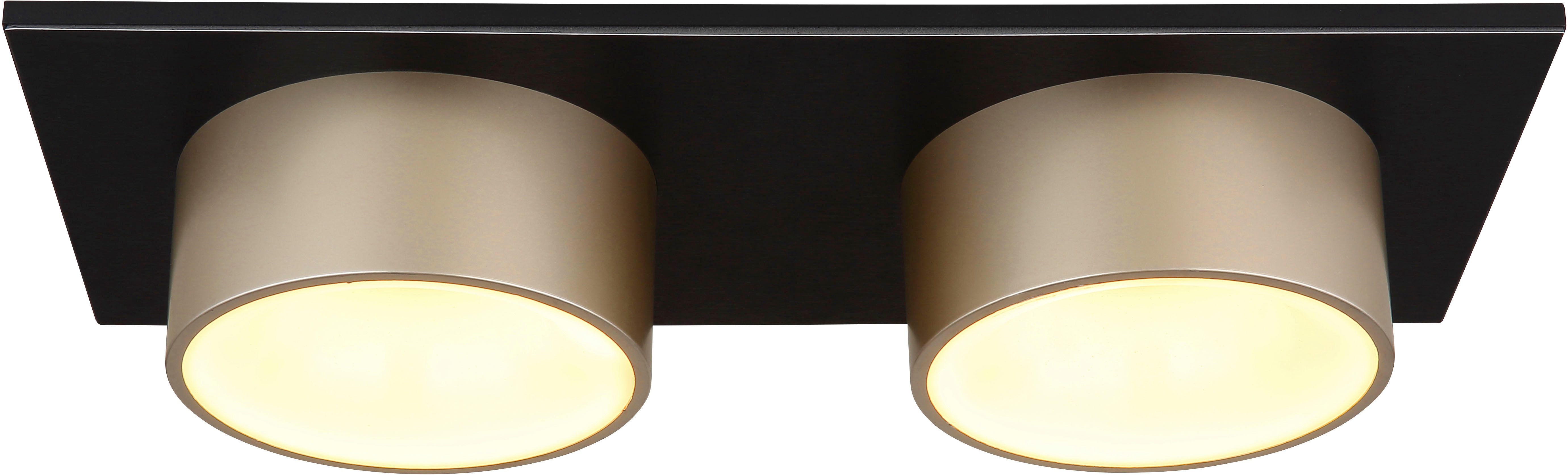 GLOBO LIGHTING Deckenleuchte RAYMOND, LED fest integriert, Warmweiß, Deckenlampe Wohnzimmer-Leuchte Schlafzimmer-Leuchte Flur Küche