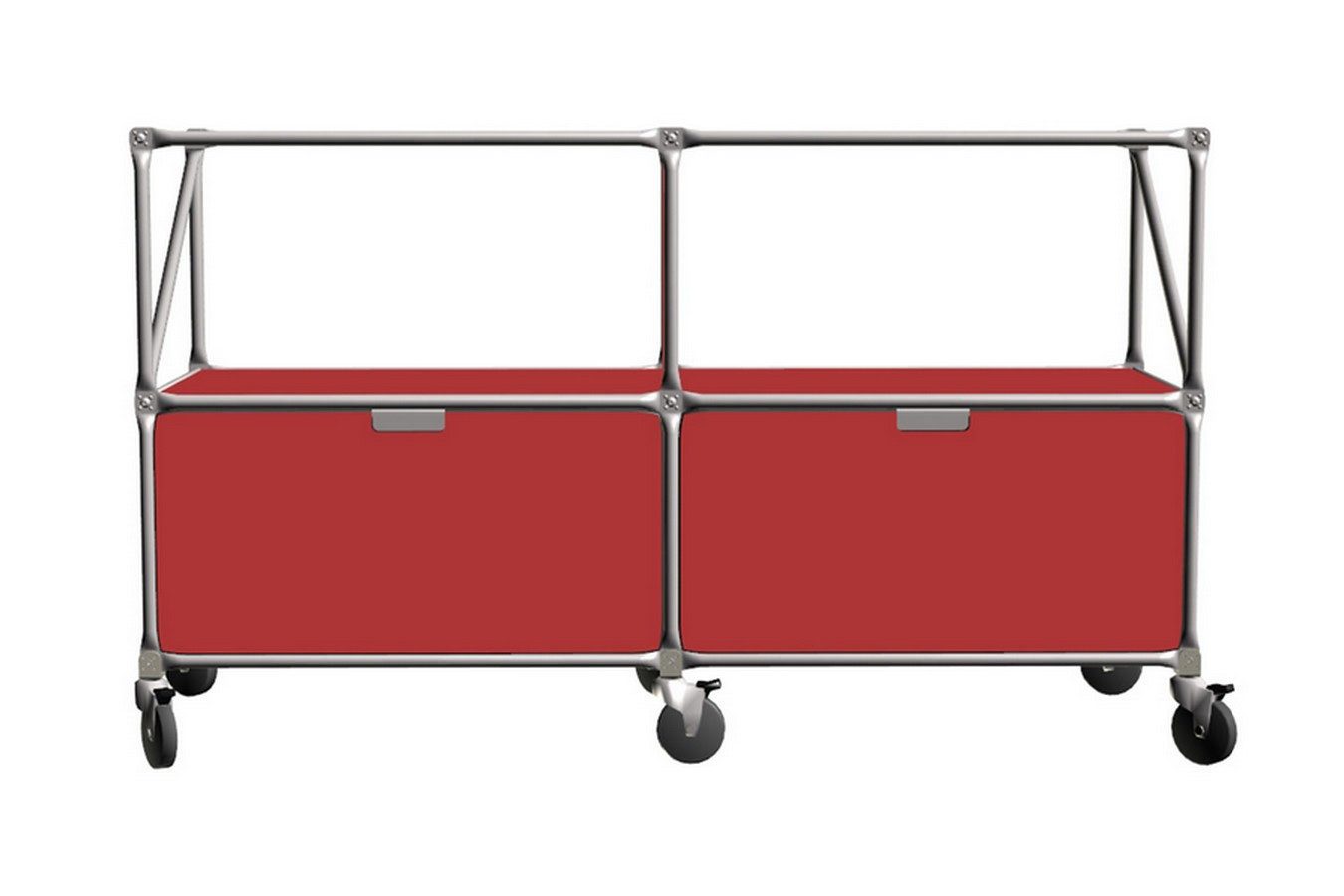 System 180 Kleiderschrank Sideboard System 180 rot B 148,5 cm