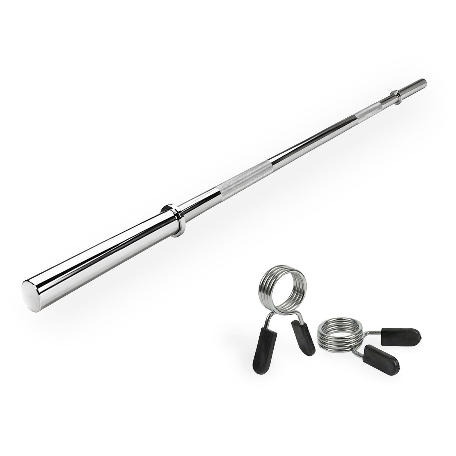 VirtuFit Langhantelstange VirtuFit Hantelstange 170 cm 30 mm mit Federclips, max. 180 kg