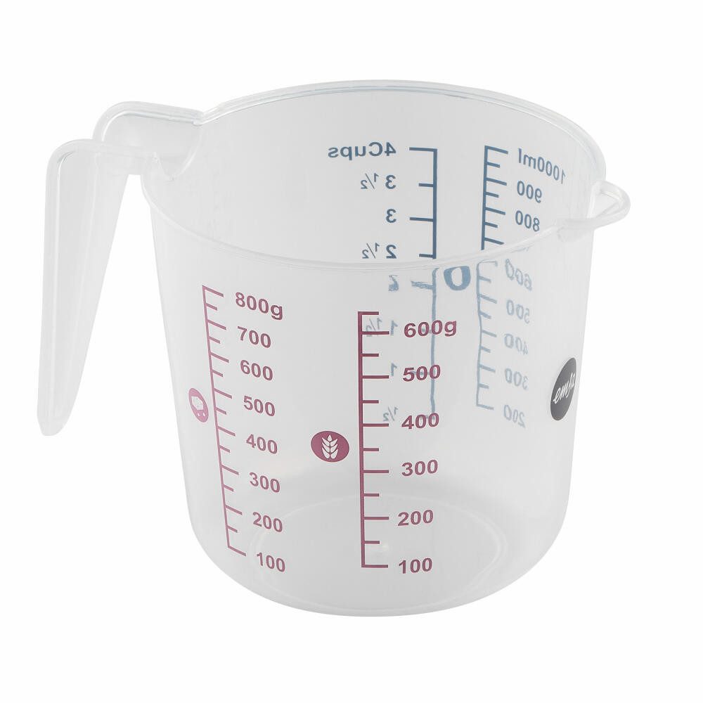 Emsa Messbecher Prep & Bake Kunststoff 1 L, PP-Kunststoff