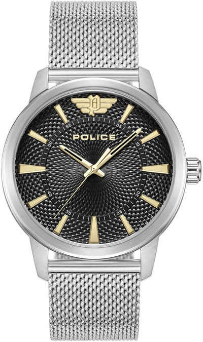 Police Quarzuhr RAHO, PEWJG0005002, Armbanduhr, Herrenuhr