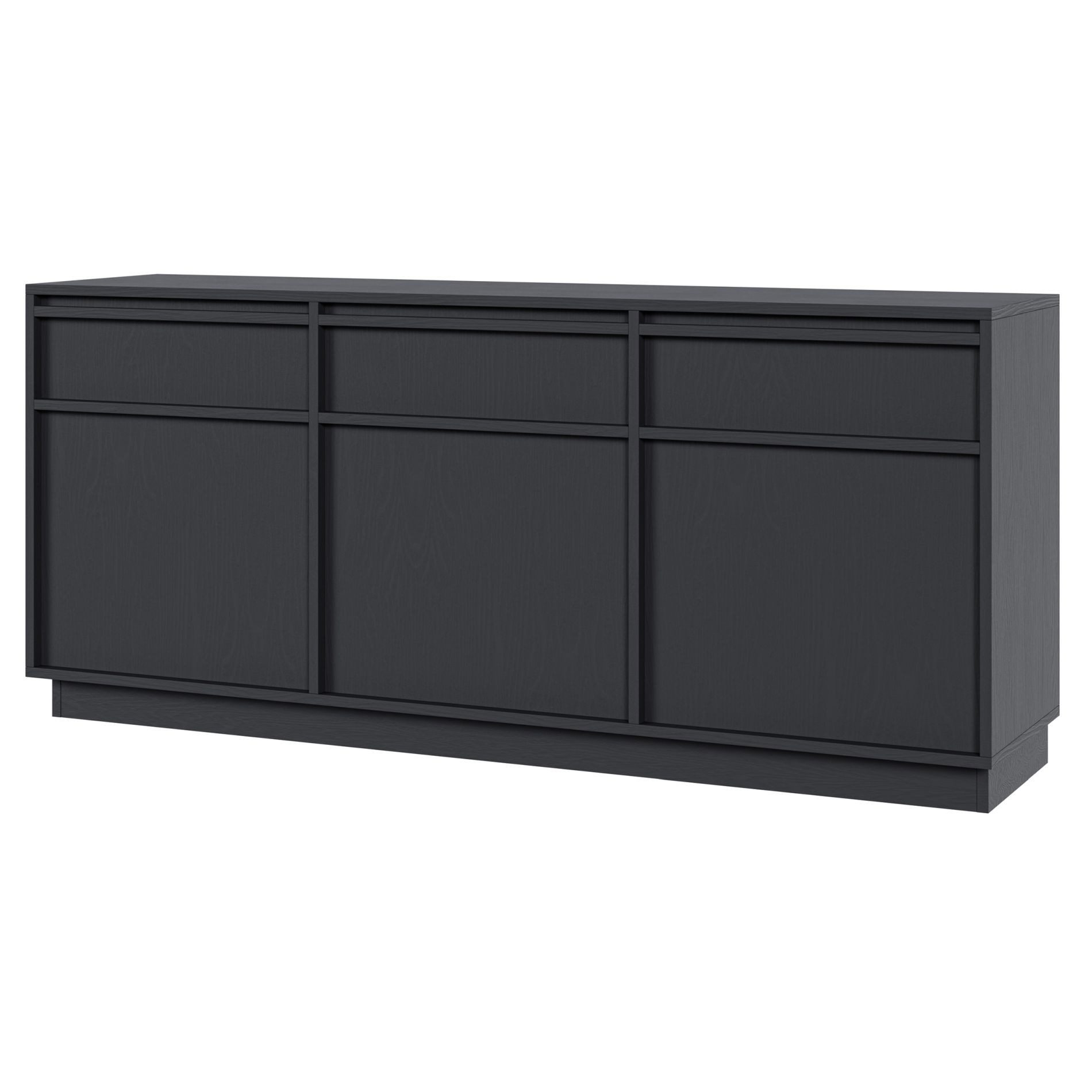 Selsey Sideboard EVO, Anrichte 3-türig mit 3 Schubladen, auf Sockel, 154 cm günstig online kaufen