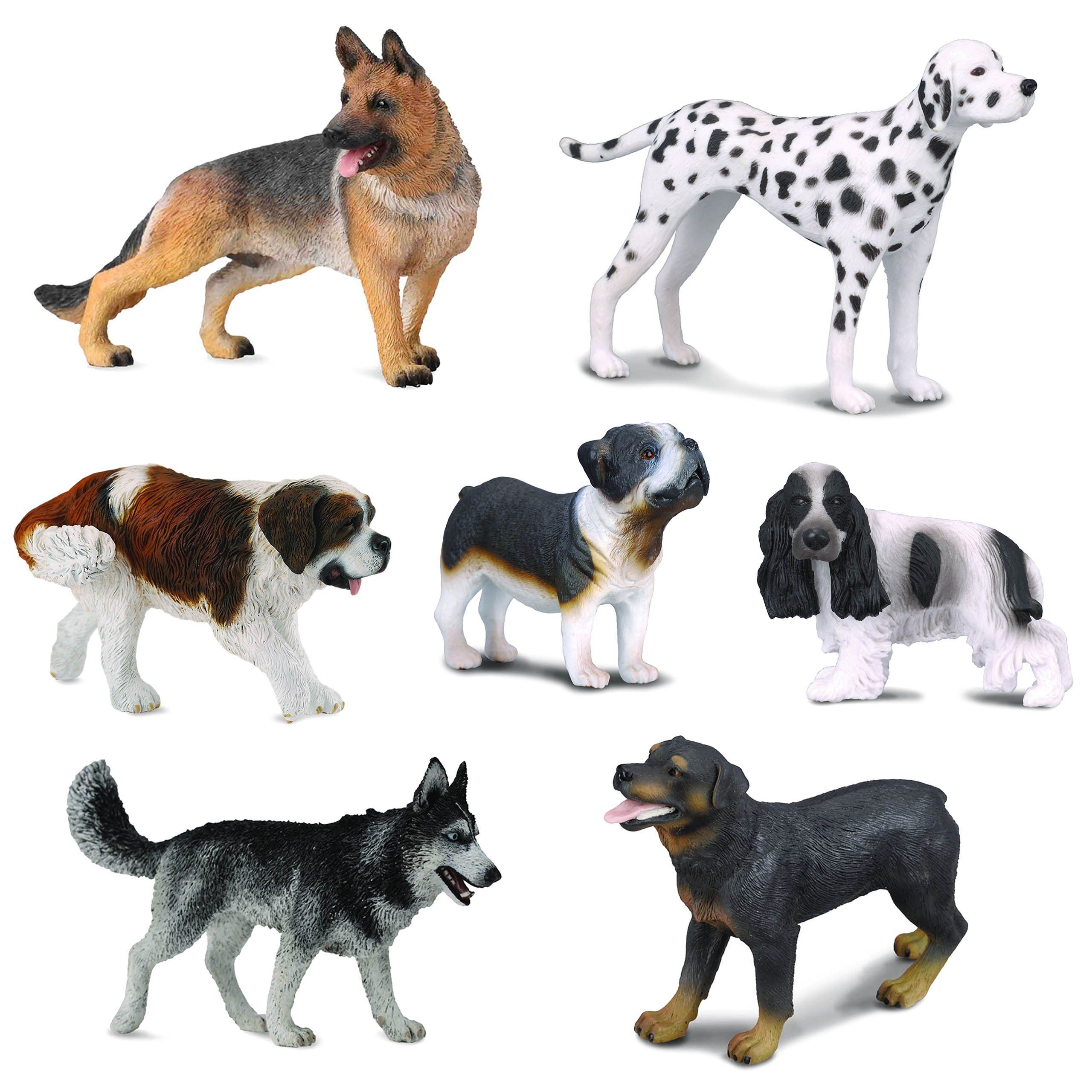 Sarcia.eu Spielfigur Collecta Figuren-Set von 7 Hunde, Haustiere 3+