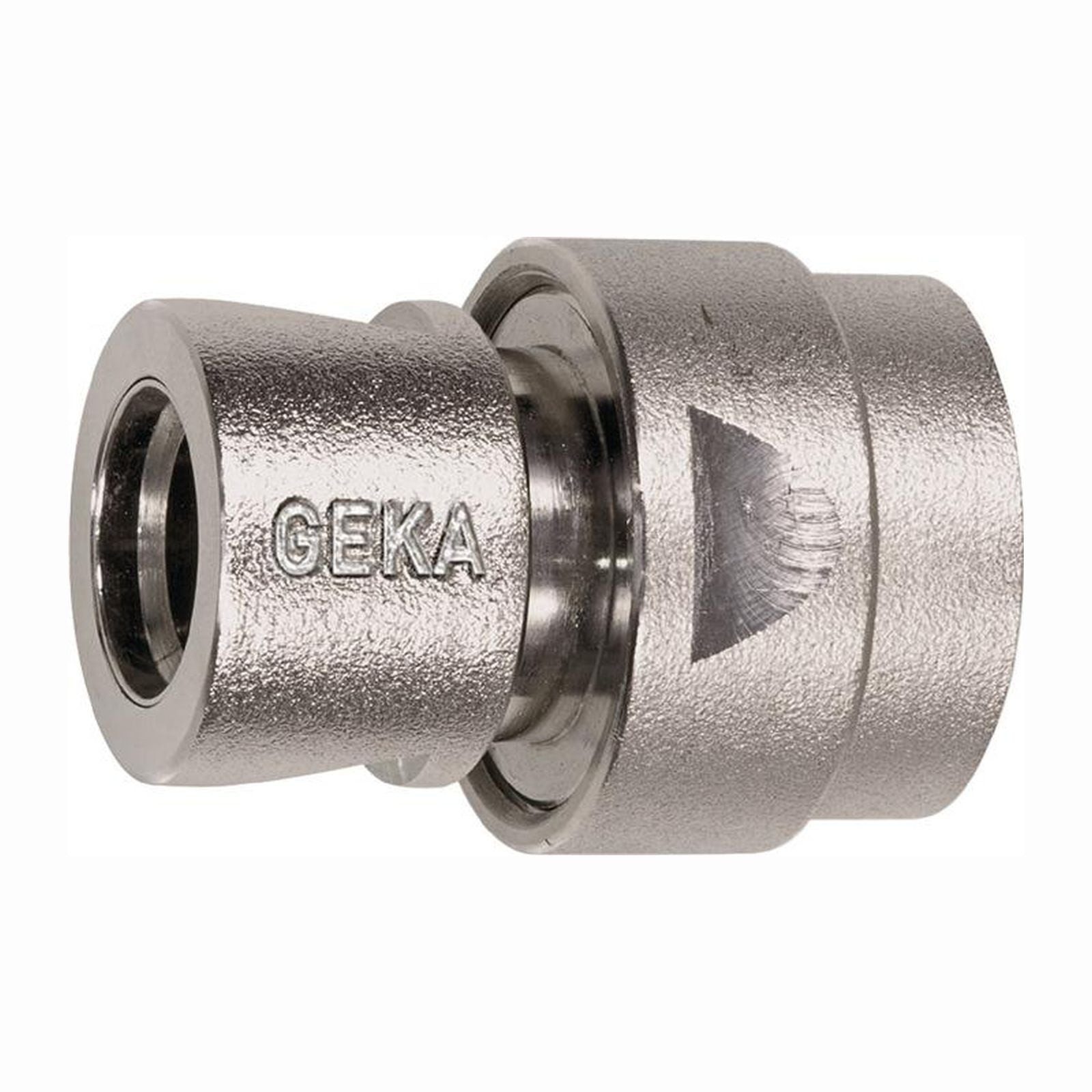 GEKA Ablaufventil GEKA Schlauchstück plus Messing vernickelt Schlauchgröße 19 mm - 46.07