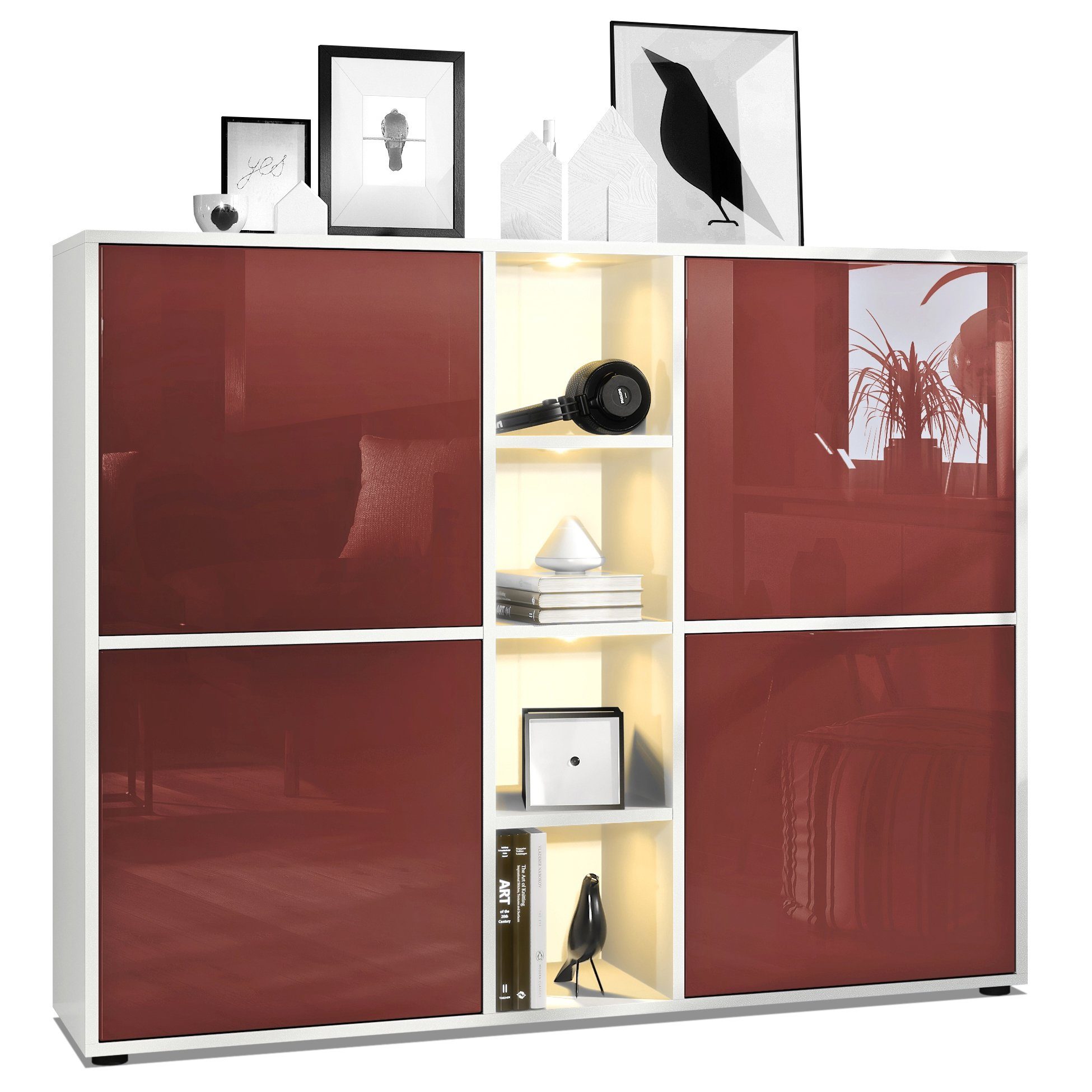 Vladon Highboard Cuba V3 (Highboard, mit günstig online kaufen