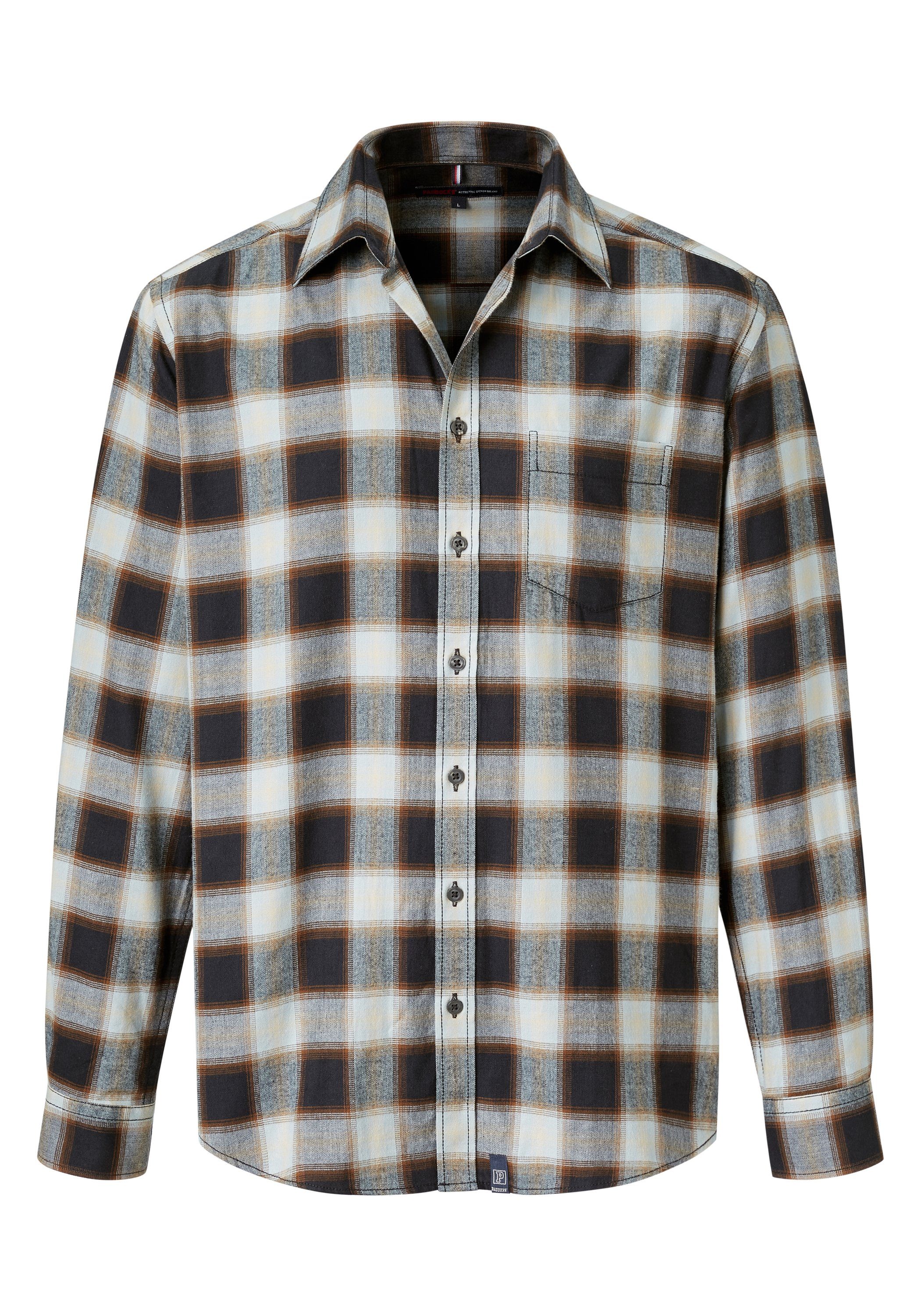 Paddock's Langarmhemd Long sleeve Stilvolles Karohemd günstig online kaufen