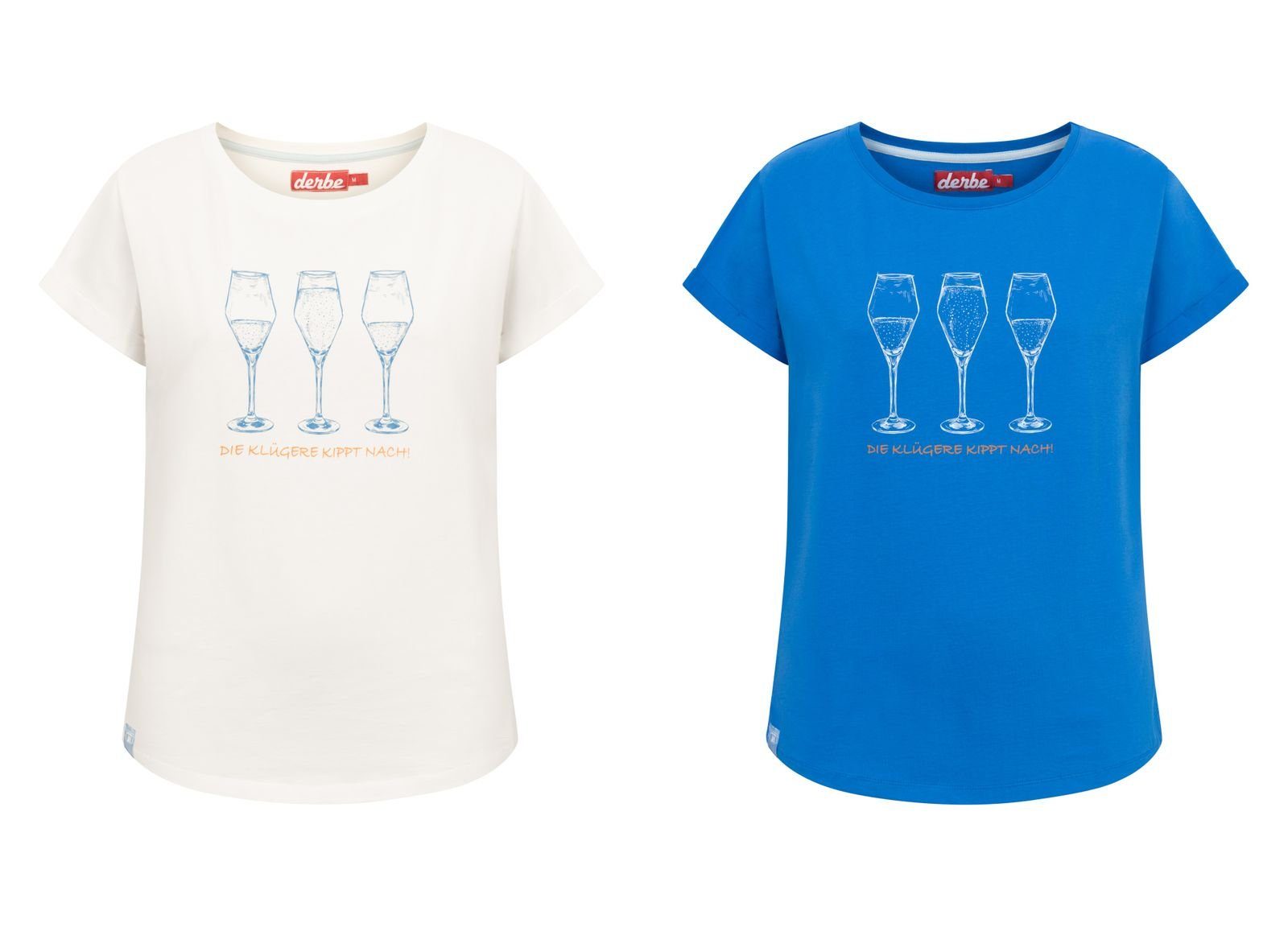 Derbe Print-Shirt Die Klügere Damen T-Shirt günstig online kaufen
